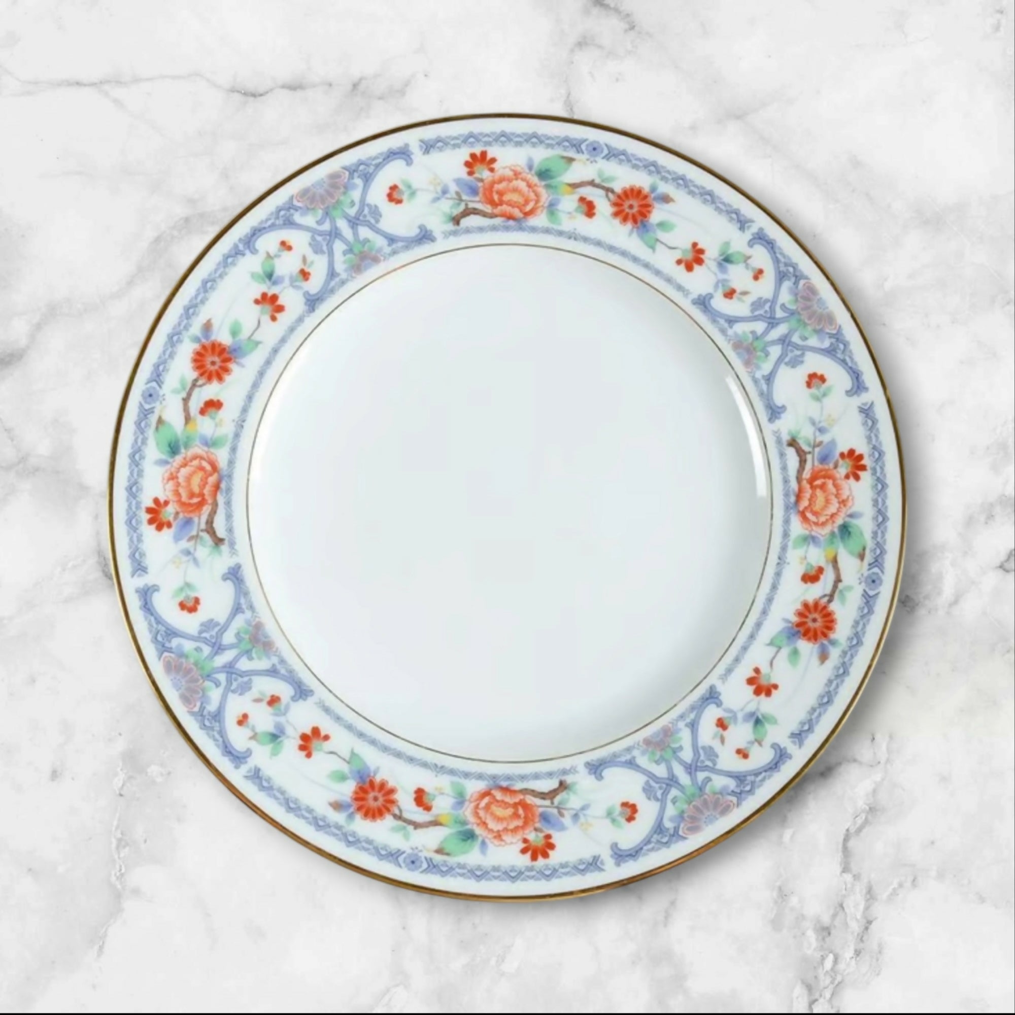 Noritake Romaine Salad Plates Set of 3 Floral China | Gently Used