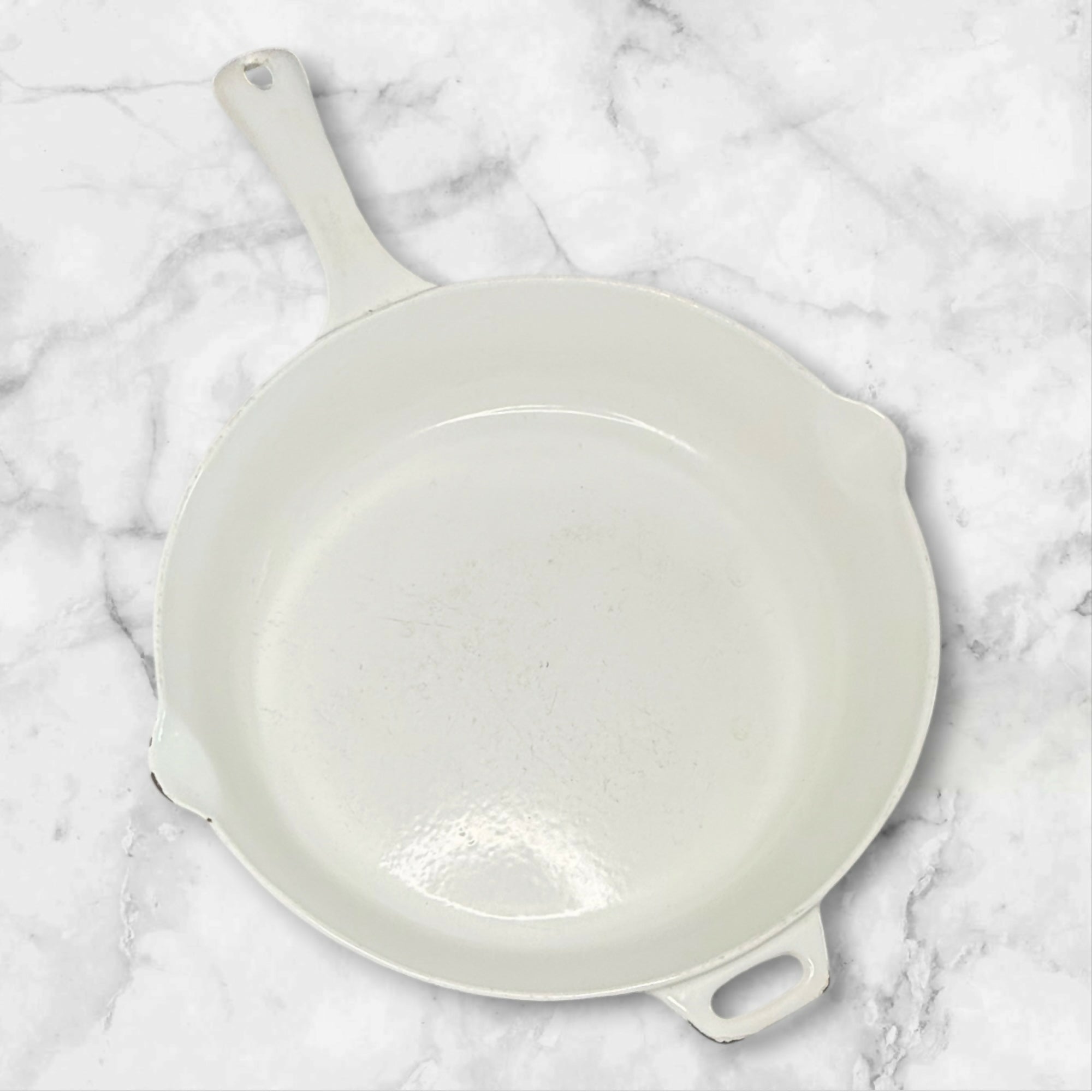 Copco Michael Lax 12 Inch Enameled Cast Iron Skillet | Great Condition