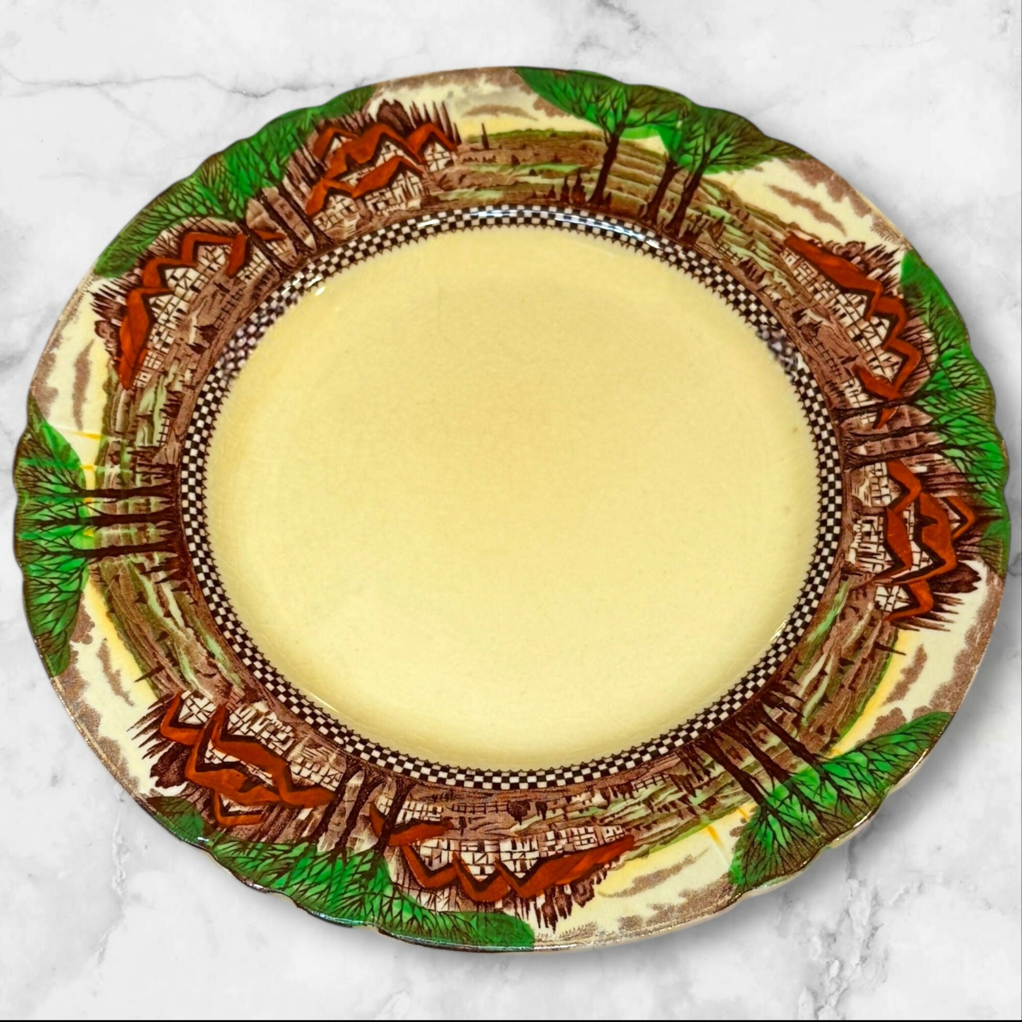 Myott England’s Countryside Dinner Plates | Set of 6 | Made in England