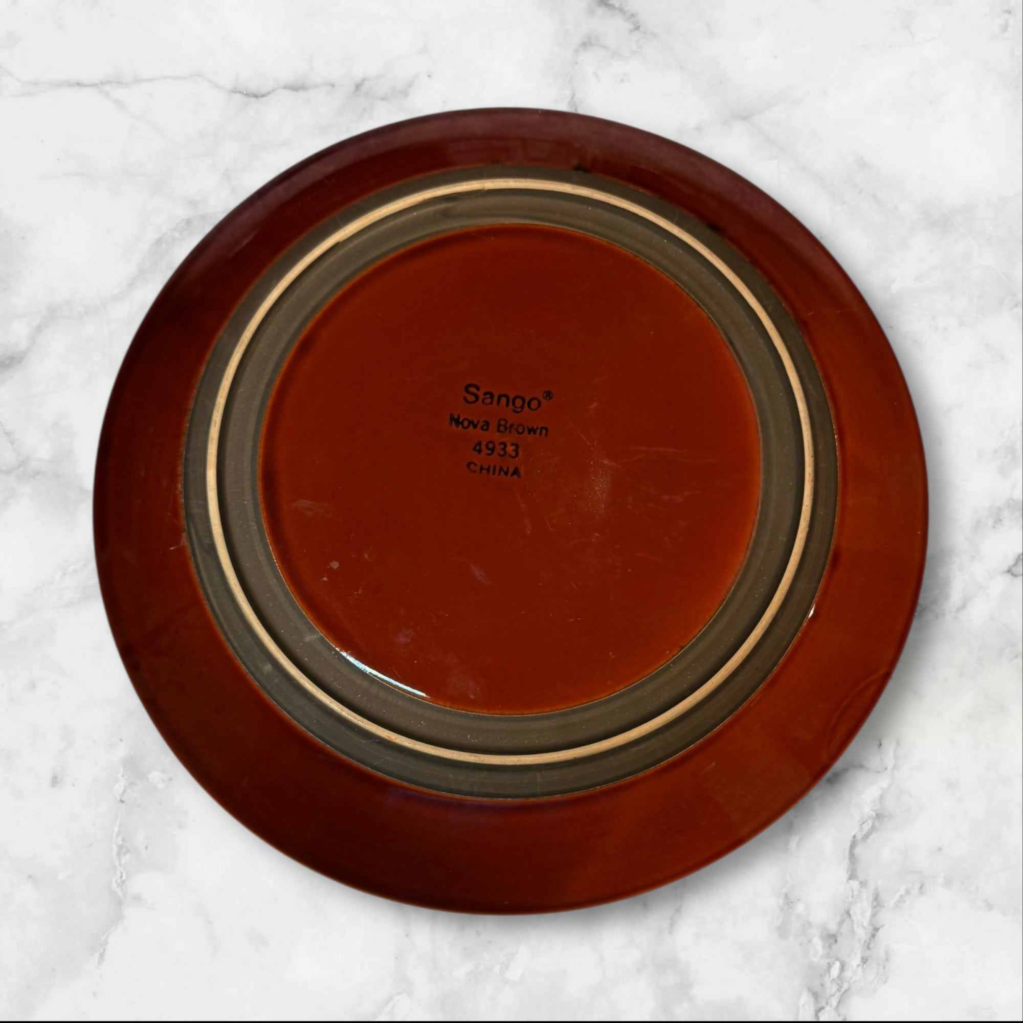Sango Nova Brown Dinner Plates | Set of 6 | Gently Used