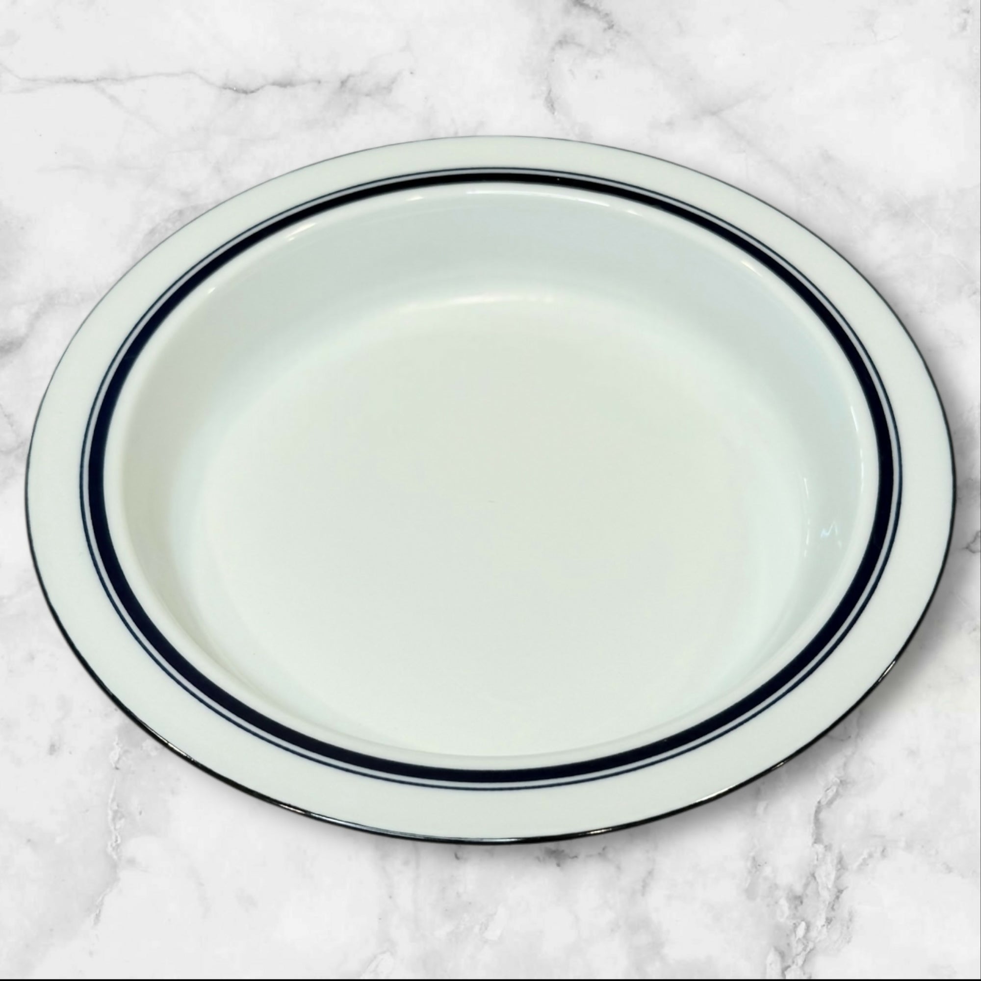 Dansk Christianshavn Blue Rim Soup Bowls | Set of 4 | Excellent Condition