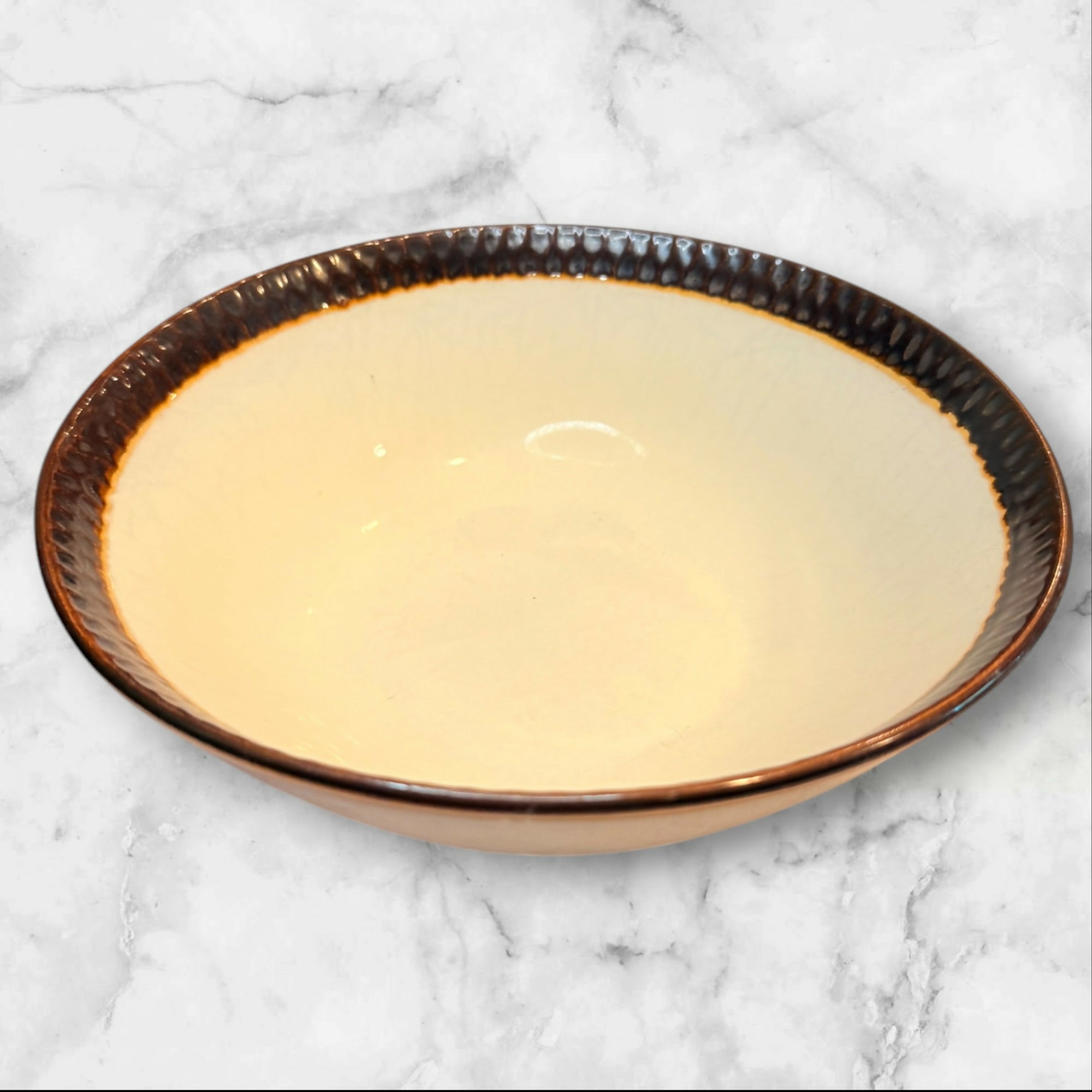 Crate & Barrel Scavo Soup Cereal Bowls | Set of 3 | Gently Used