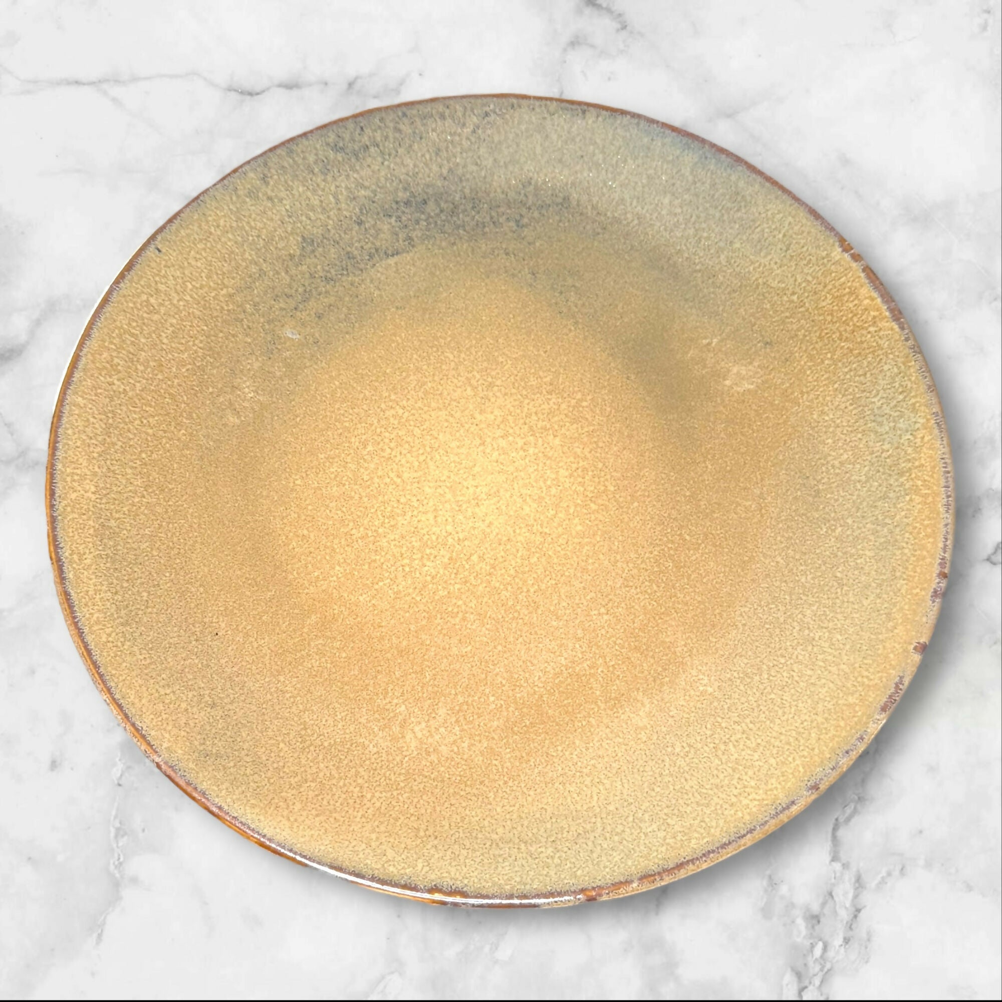 Santo Pearltones Gold Dinnerware Set | 4 Dinner & 3 Salad Plates | Good Condition