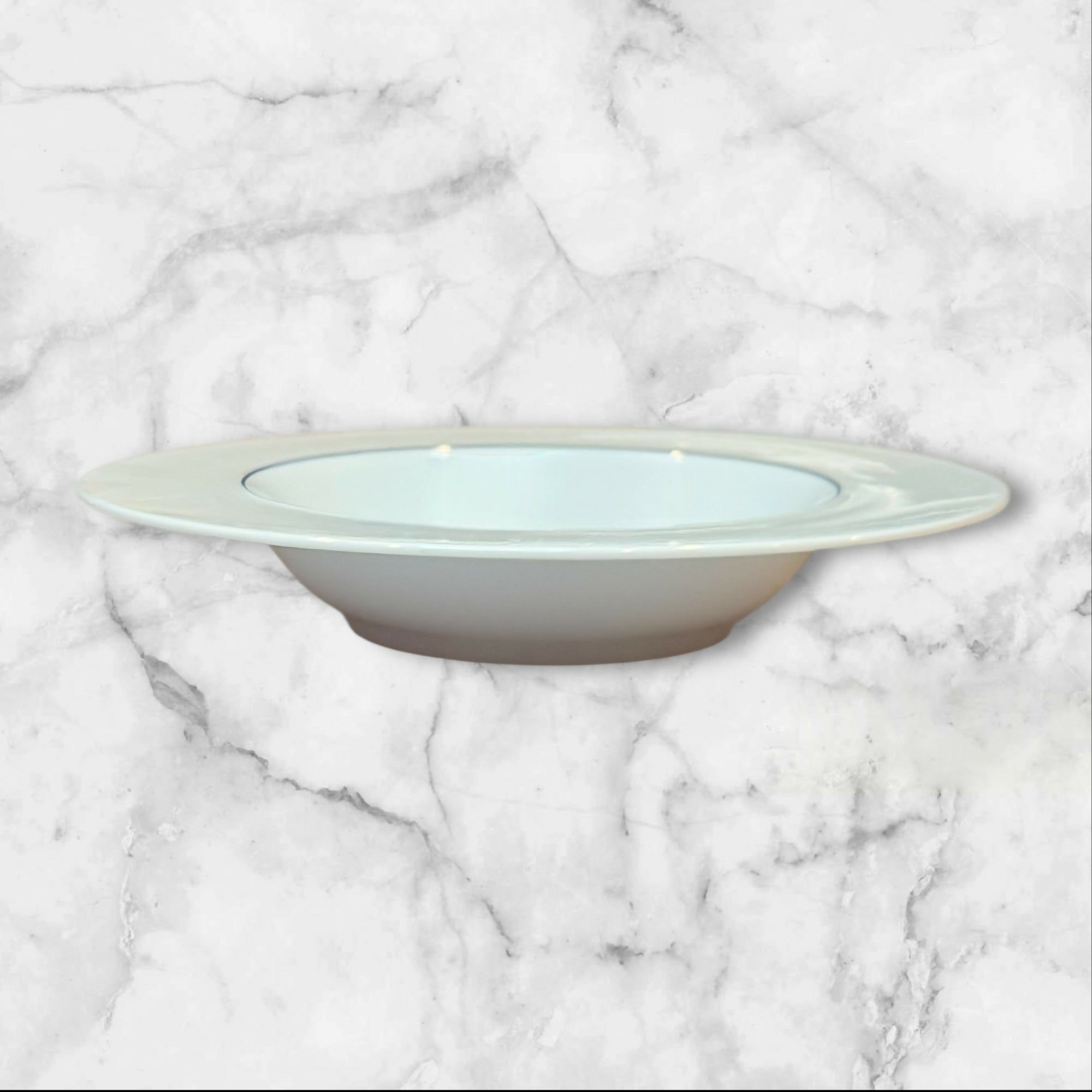 Crate & Barrel Epoch Blueline Soup Bowls | Set of 5 | Excellent Condition