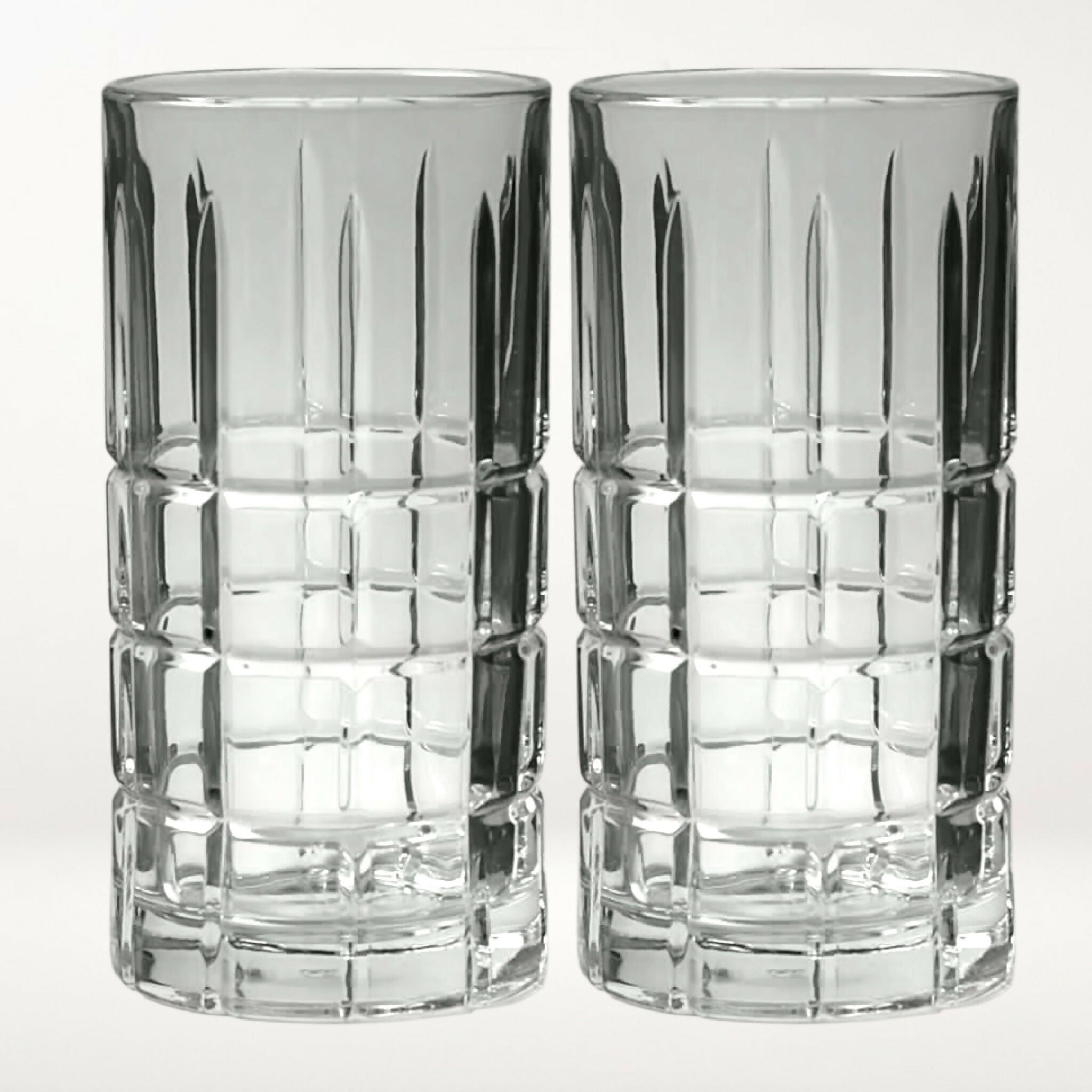 Anchor Hocking Tartan Manchester Flat Tumblers | Set of 2 | Excellent Condition