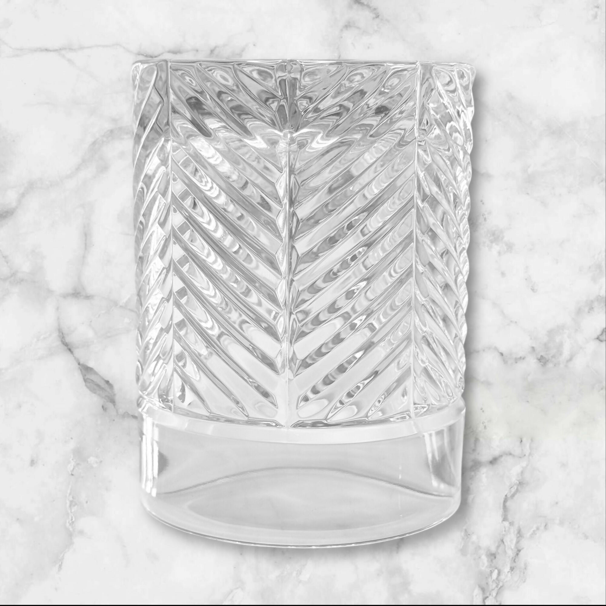 Ralph Lauren Herringbone Old Fashioned Glass | Single | Excellent Condition