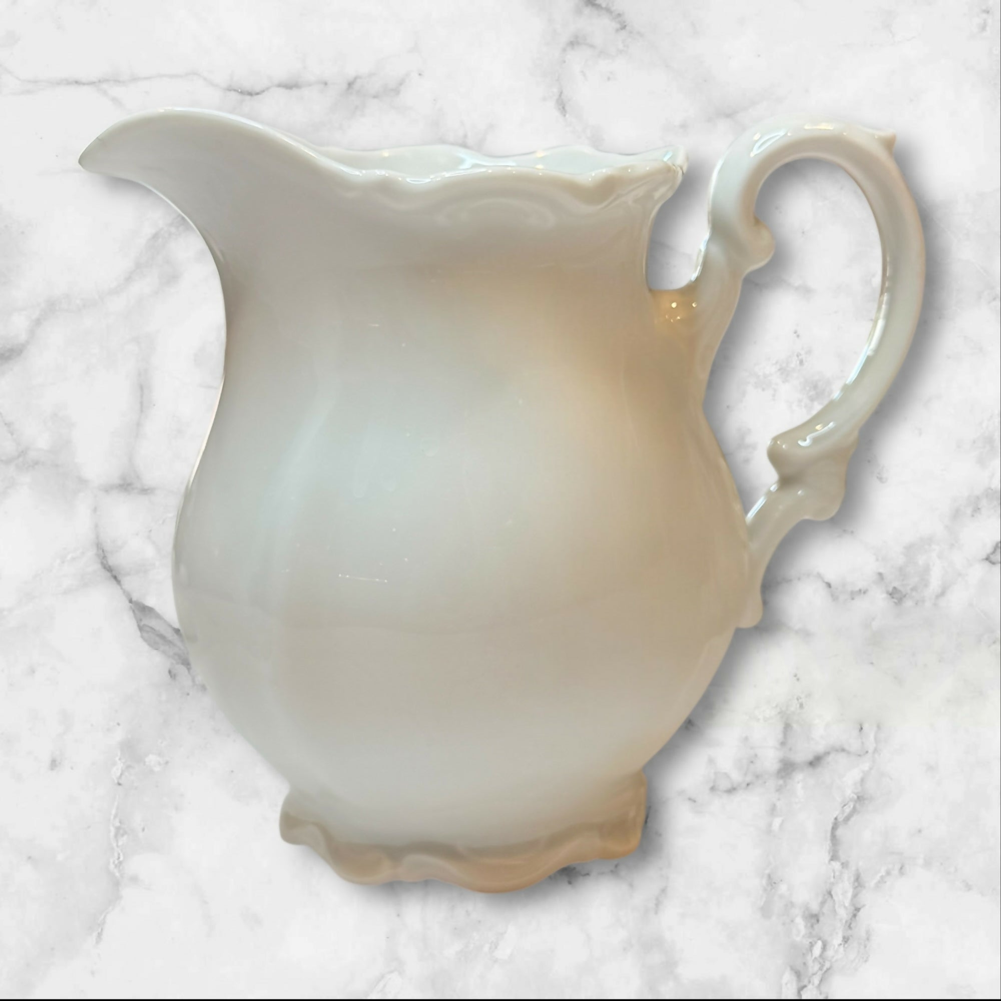 Mitterteich Baroque White Creamer | Discontinued | Excellent Condition