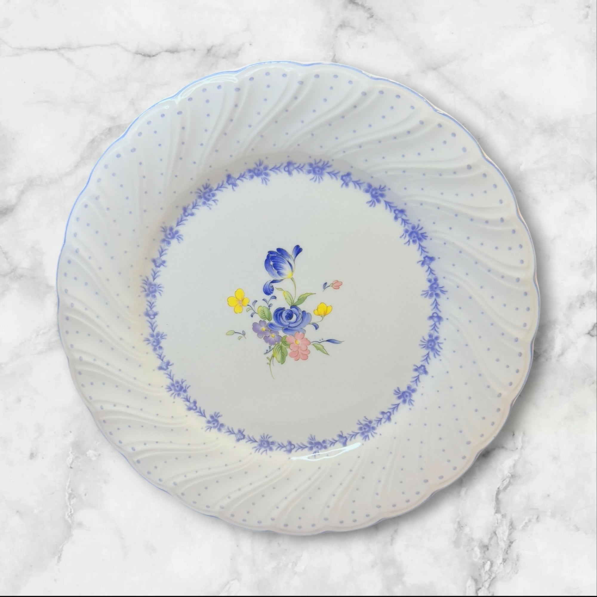 Nikko Blue Peony Dinner Plates | Set of 4 | Great Condition