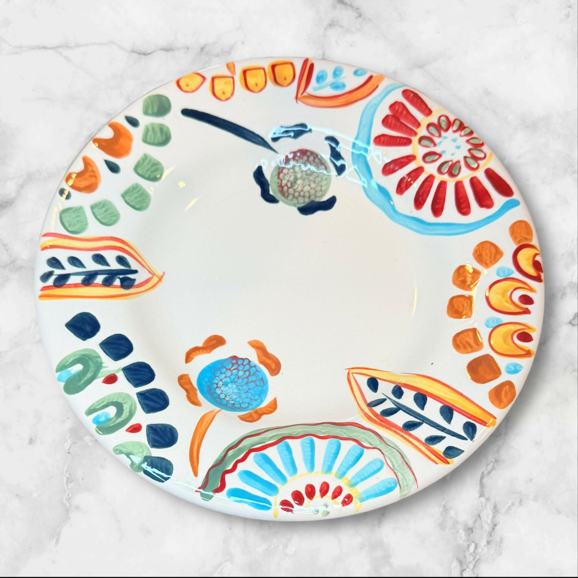 Home Zinnia Dinner & Salad Plates Set of 4 | Discontinued | EUC
