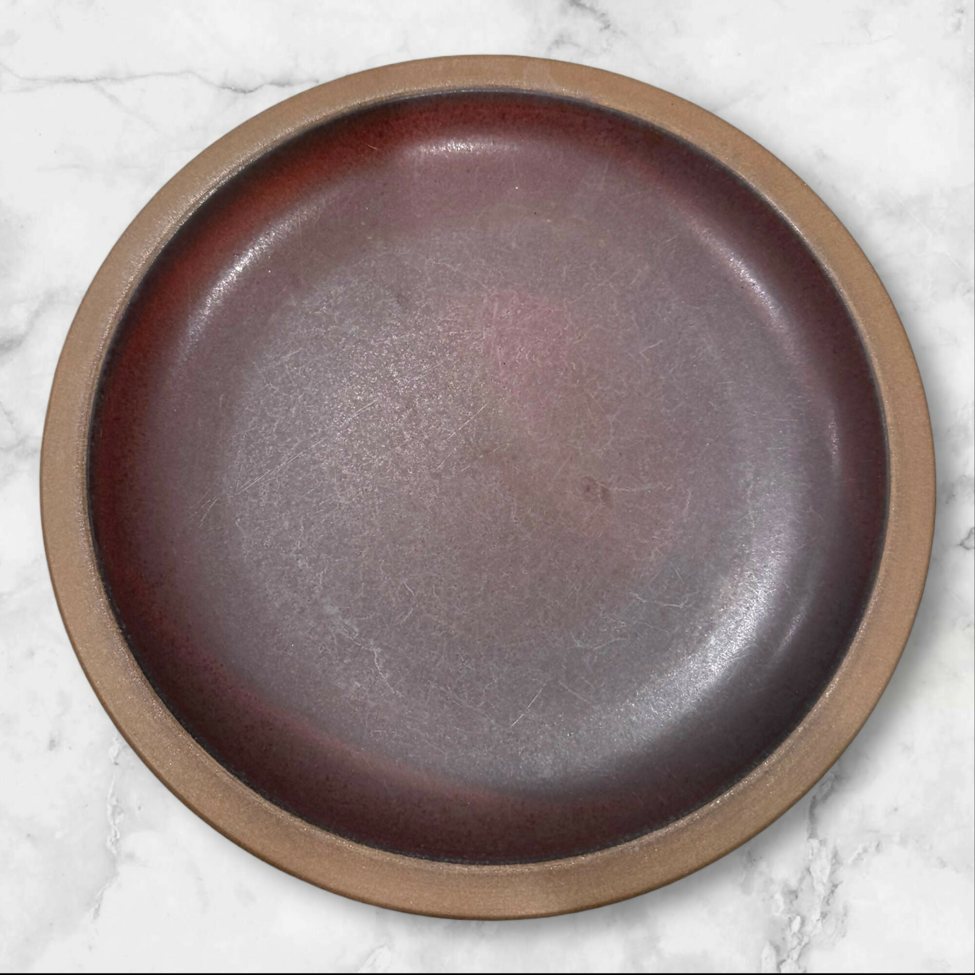 Heath Ceramics Redwood Rim Dinner Plates | Set of 6 | Excellent Condition