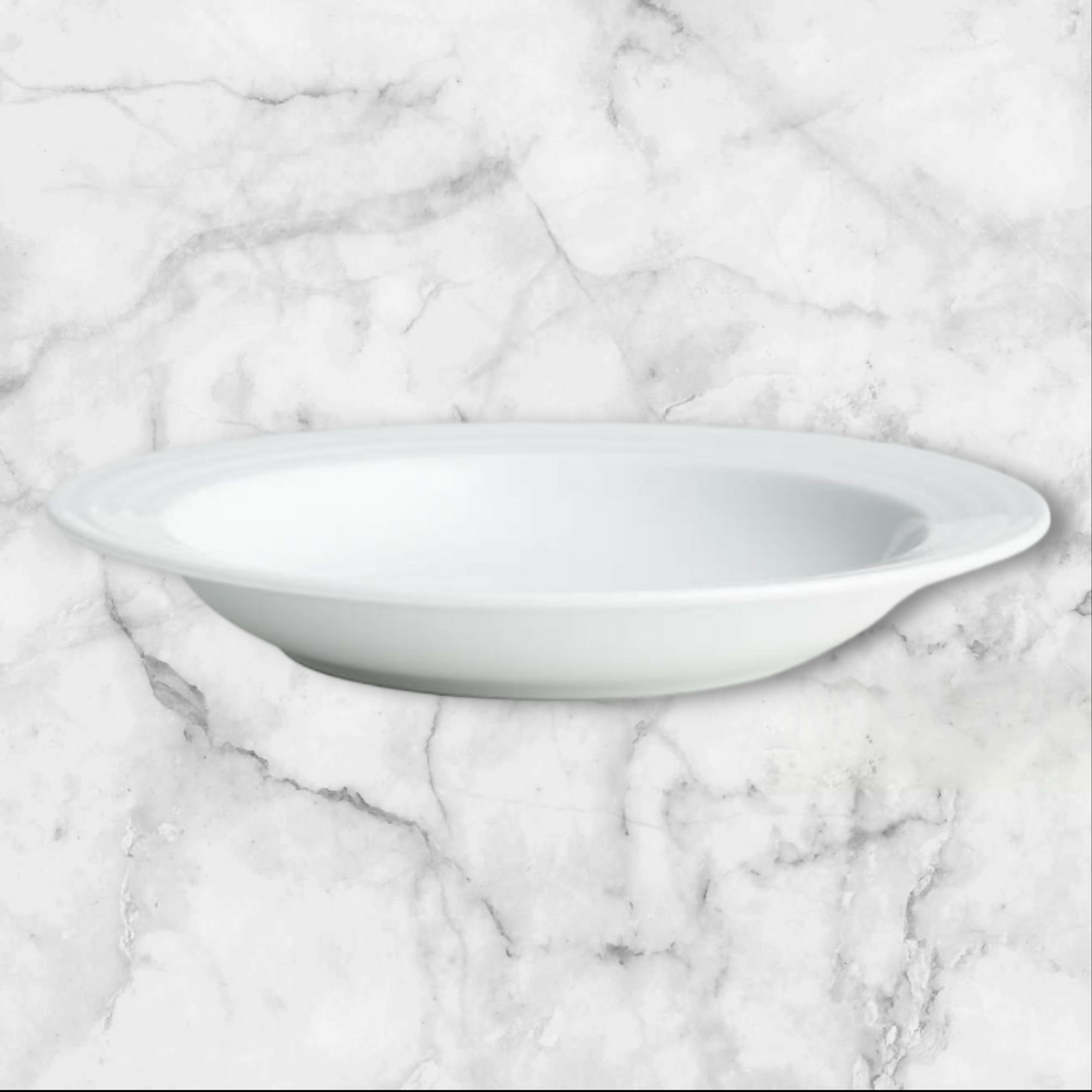 Crate & Barrel Roulette White Low Bowls | Set of 5 | Excellent Condition