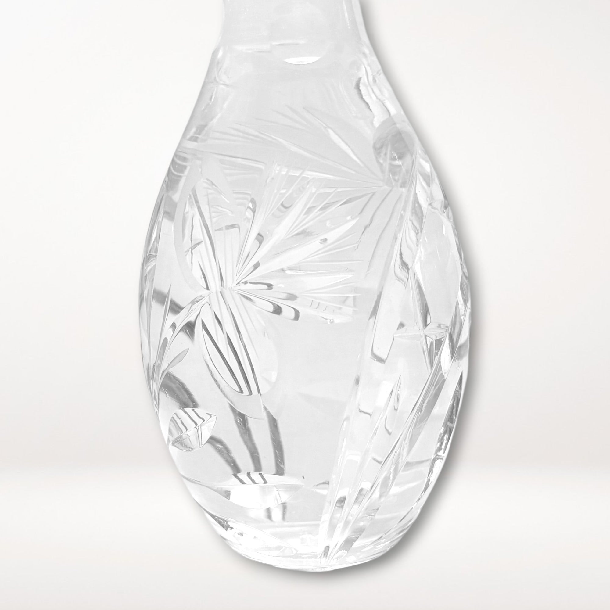Vintage Cut Crystal Decanter w/ Stopper | Elegant Barware | Great Condition
