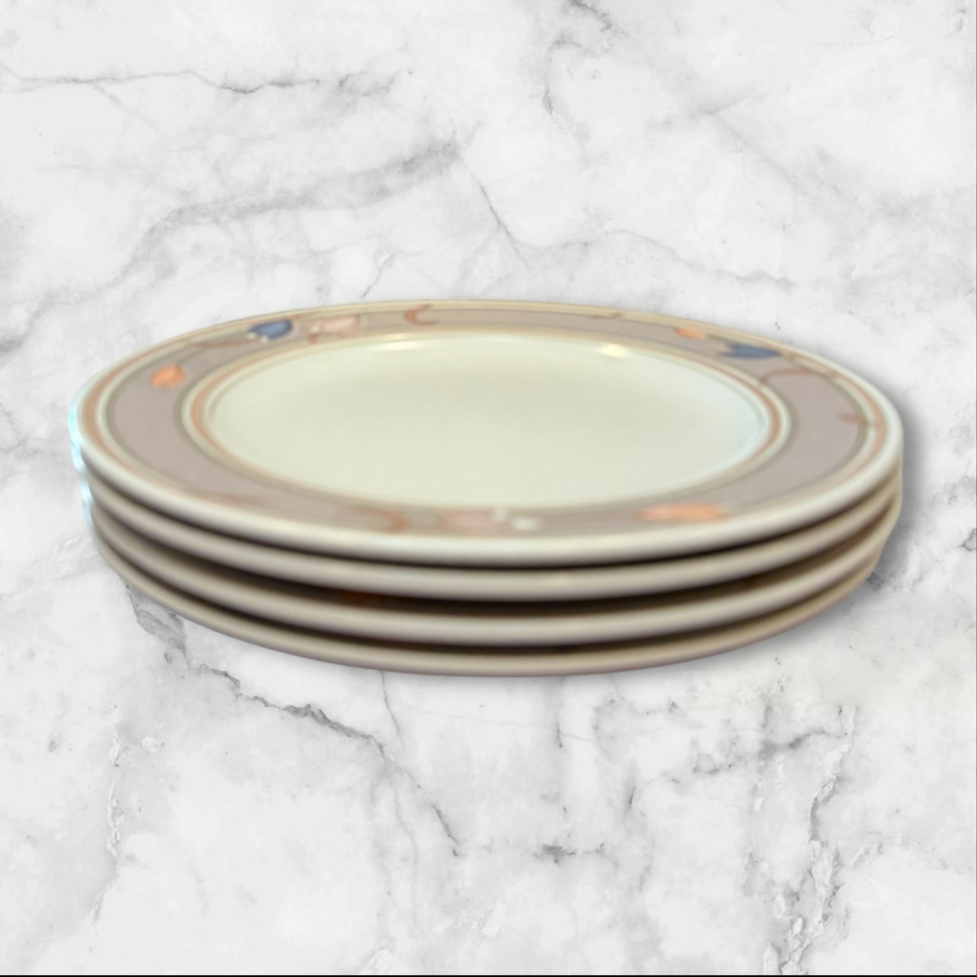 Mikasa Meadow Sun Dinner Plates | Set of 4 | Great Condition