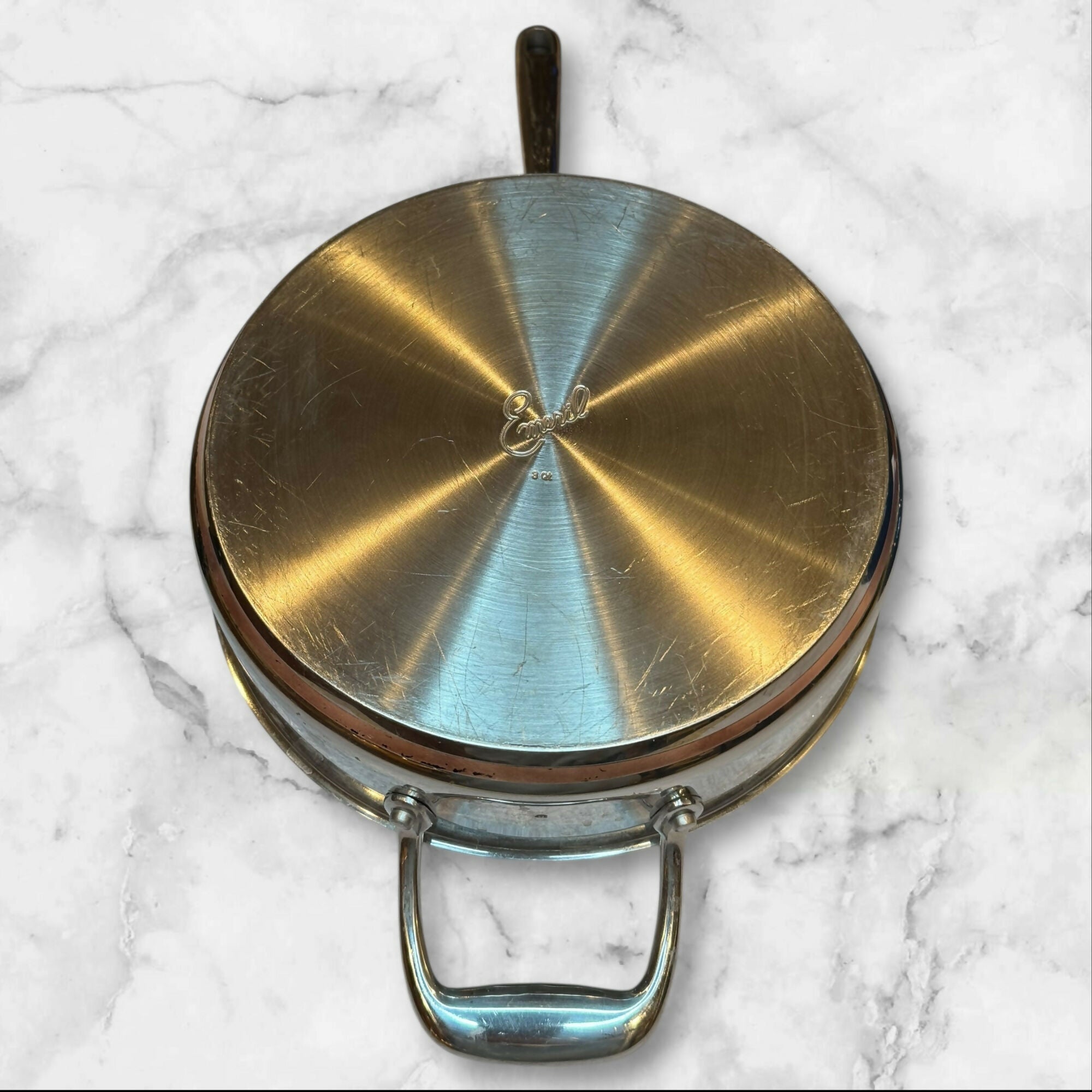 Emeril Copper Core Stainless Steel Sauté Pan 3 Qt | Gently Used | Durable Cookware