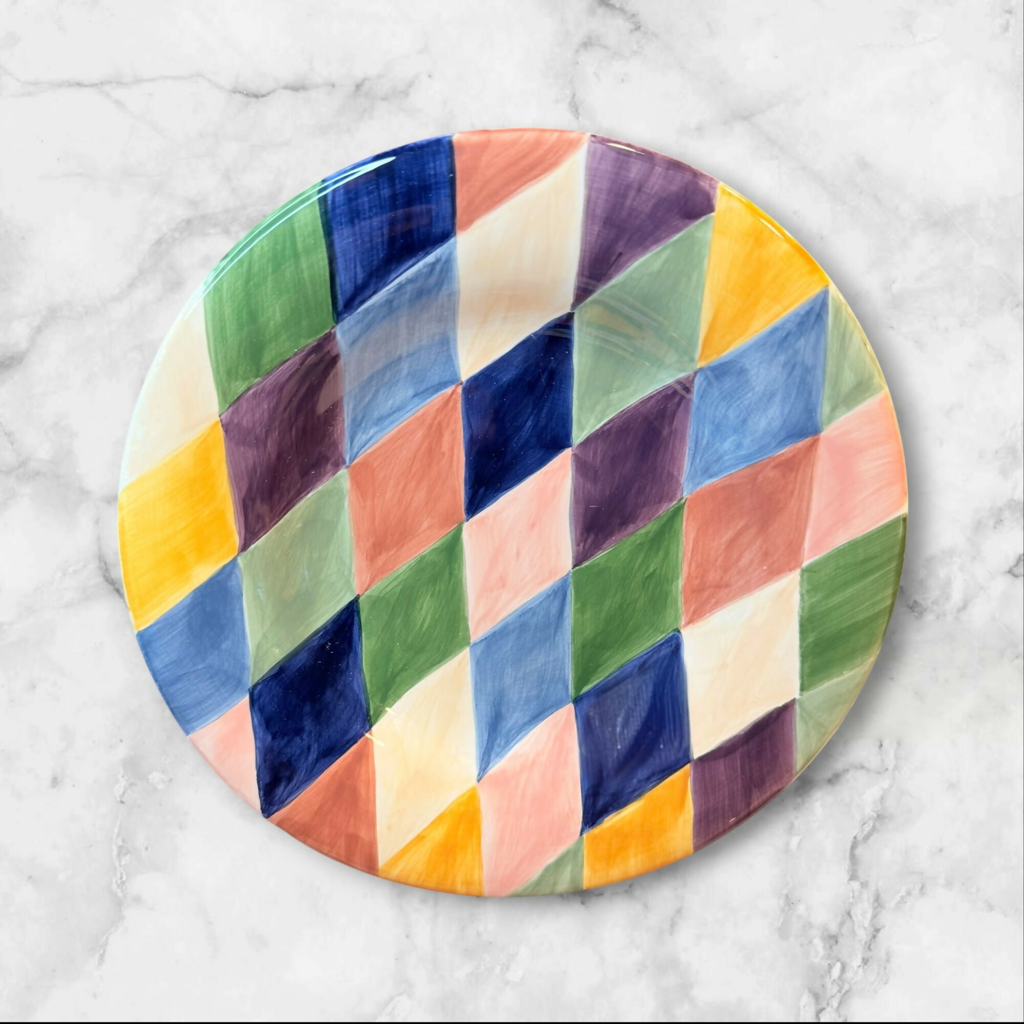 Tabletops Unlimited Carnival Dinner & Salad Plates | Set of 8 | Great Condition