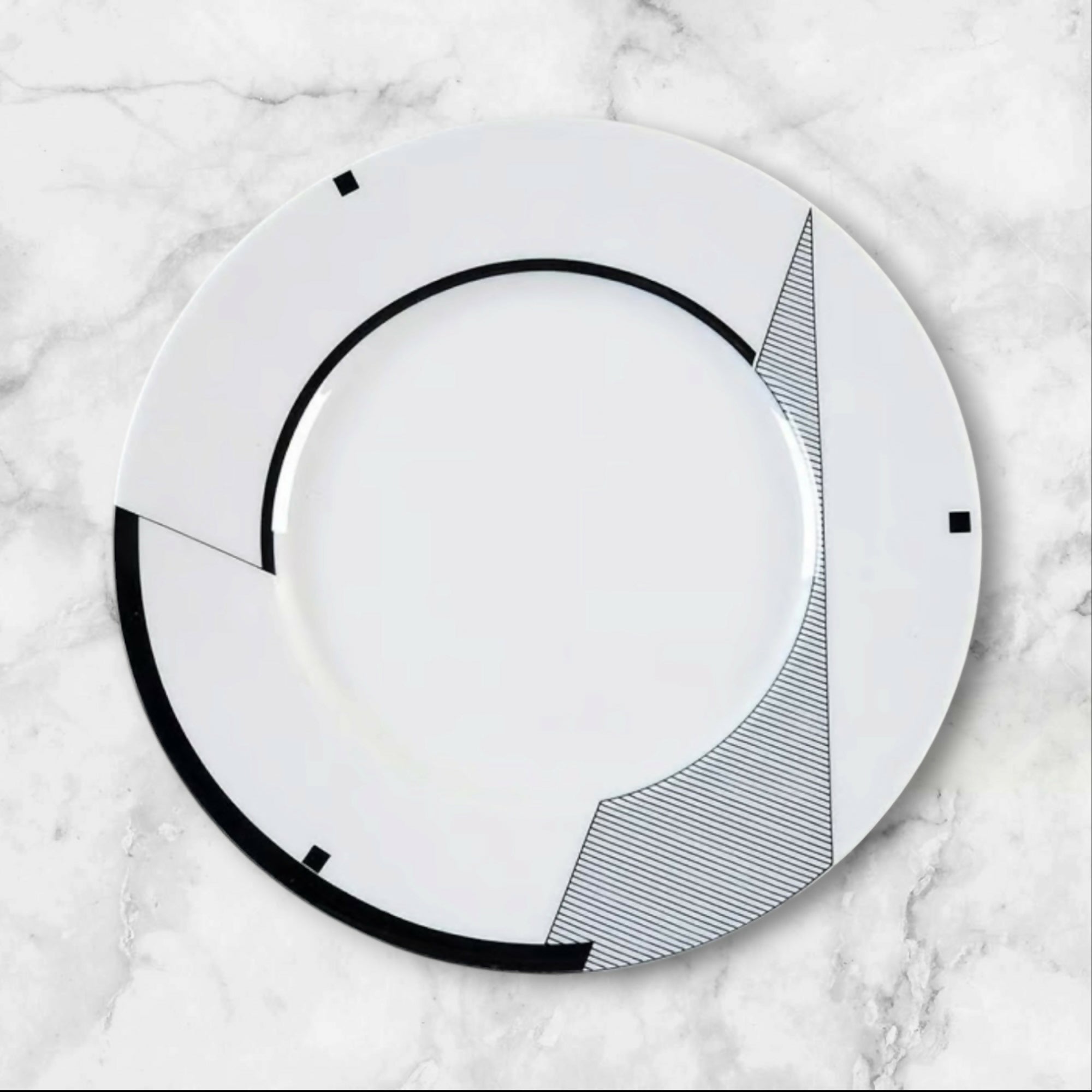Christopher Stuart Angles Salad Plates Set of 4 Fine China | Excellent Condition