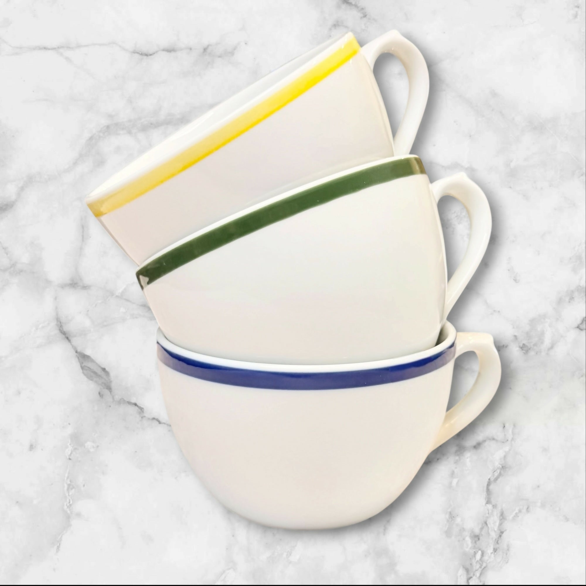 Williams Sonoma Brasserie Breakfast Cups | Set of 3 | Excellent Condition