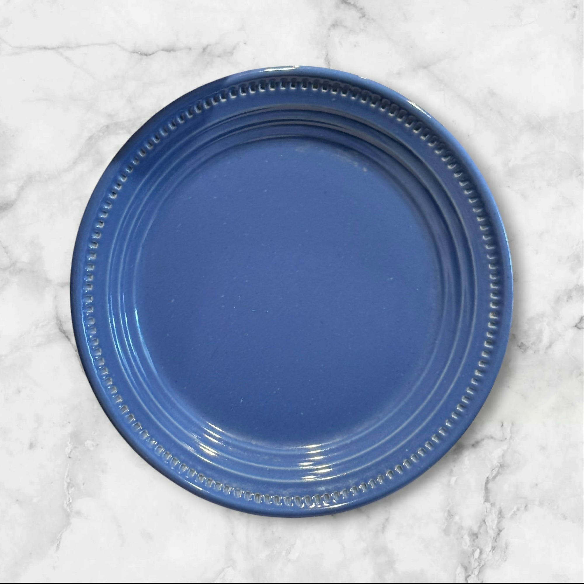 Dansk Cafe Colors Blue Dinner & Salad Plates | Set of 8 | Great Condition
