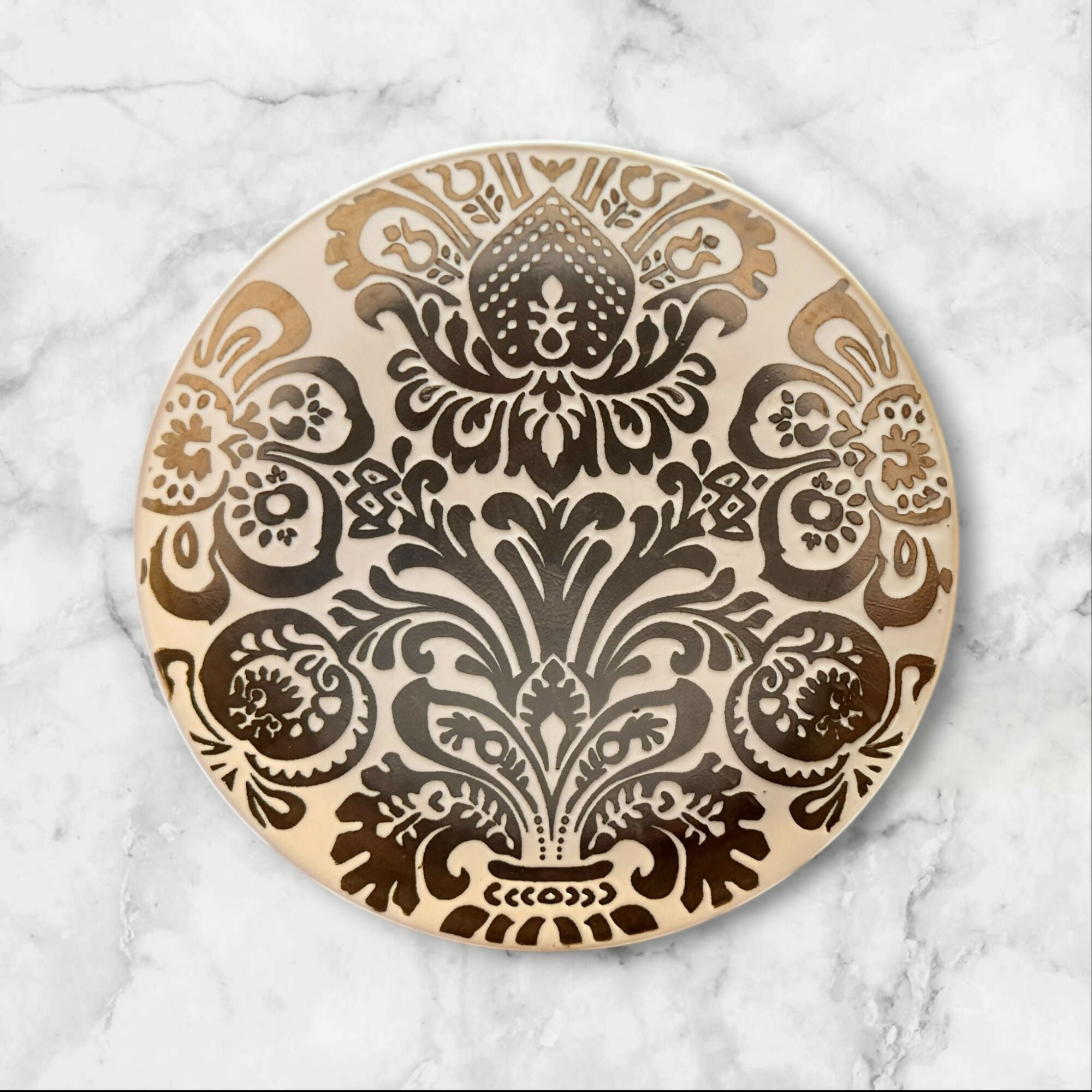 Beekman Home Black & White Floral Salad Plates | Set of 4 | Gently Used