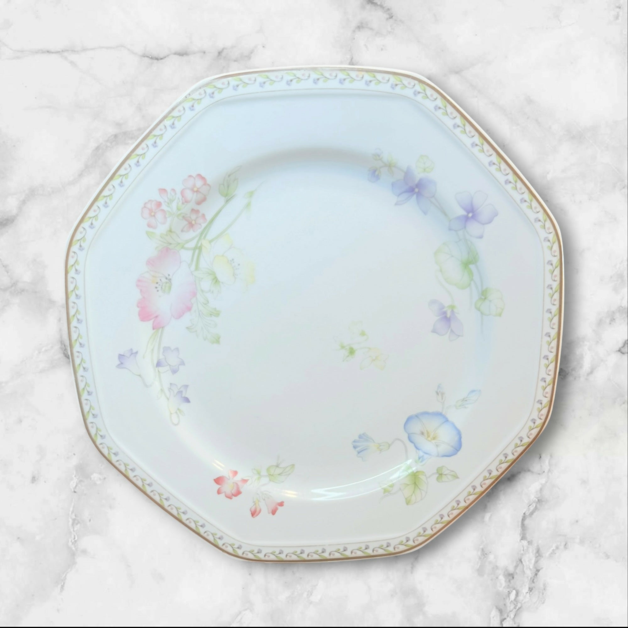 Christopher Stuart Bonaire Dinner Plates Set of 4 | Floral China | Gently Used