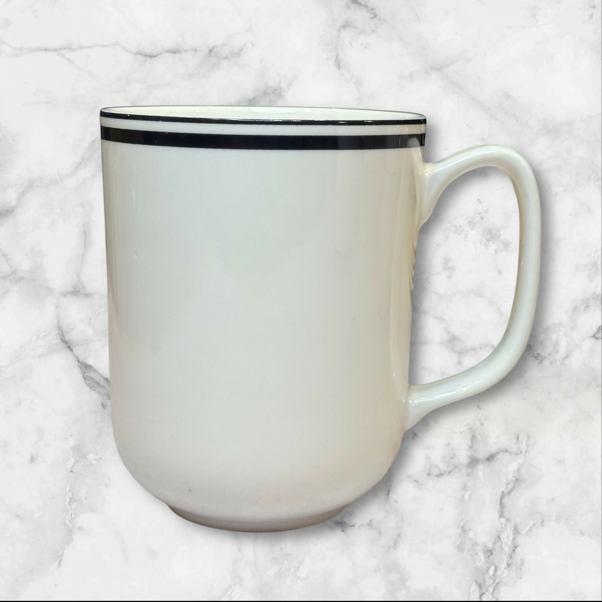 Sur La Table Navy Rim Mugs | Set of 2 | Great Condition