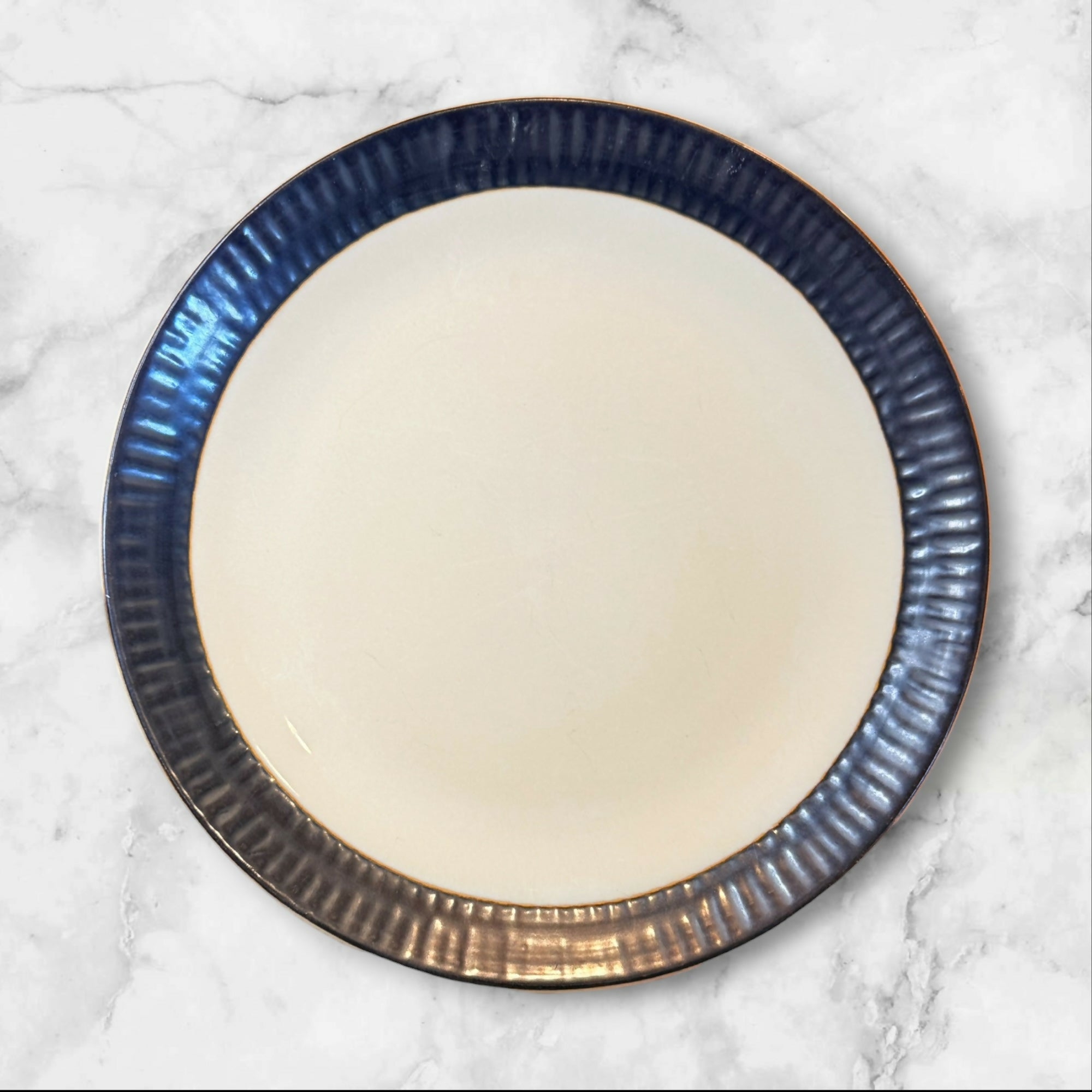 Crate & Barrel Scavo Dinner Plates | Set of 4 | Great Condition