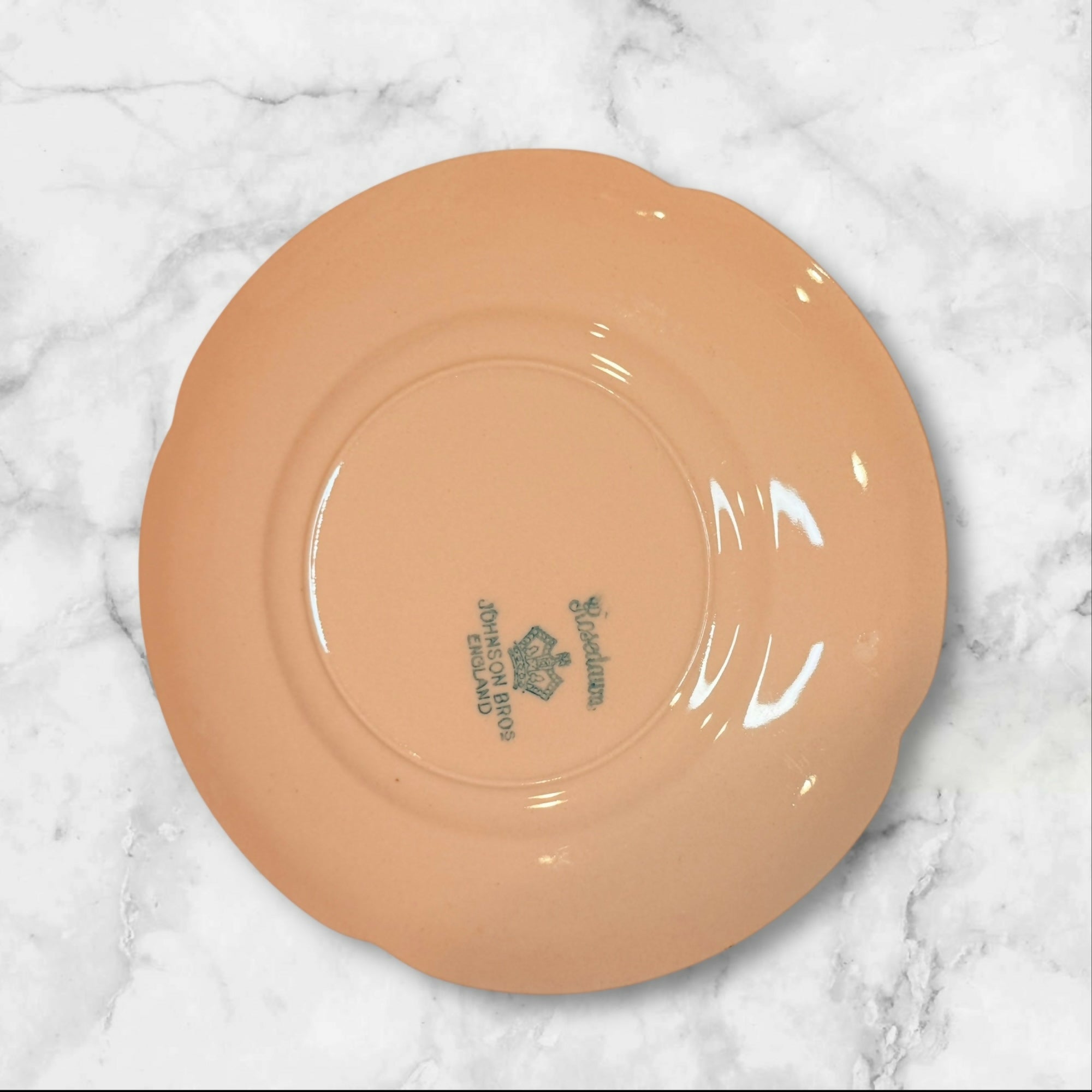 Johnson Brothers Rosedawn Pink Plate Set | 8 Pc | Vintage | Used