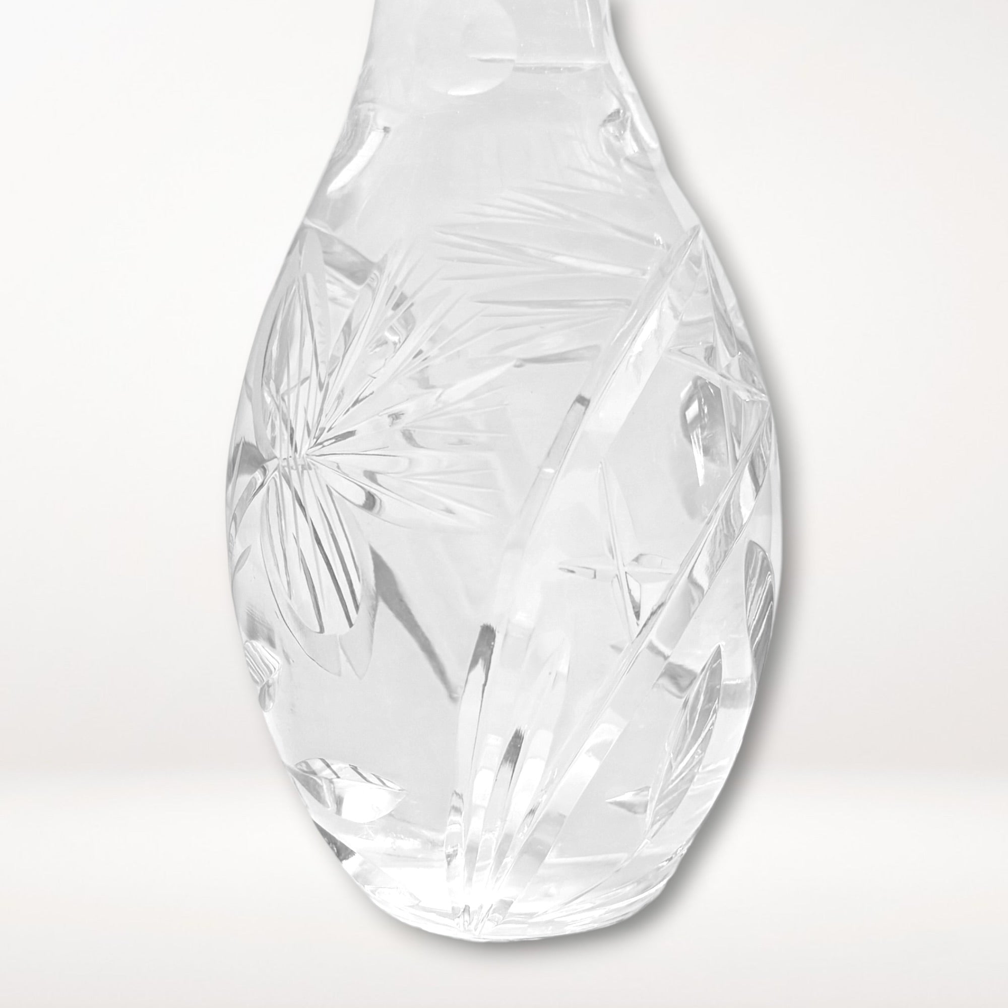 Vintage Cut Crystal Decanter w/ Stopper | Elegant Barware | Great Condition