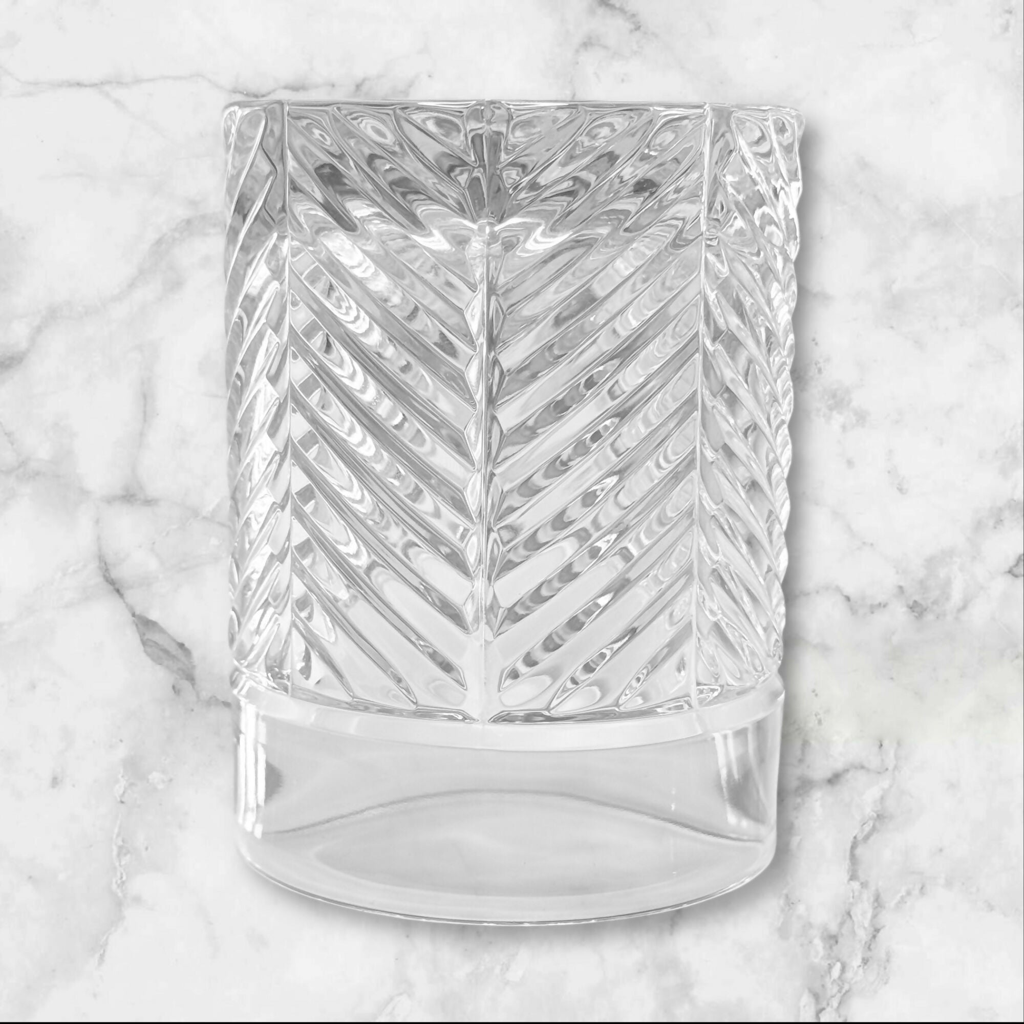 Ralph Lauren Herringbone Old Fashioned Glass | Single | Excellent Condition