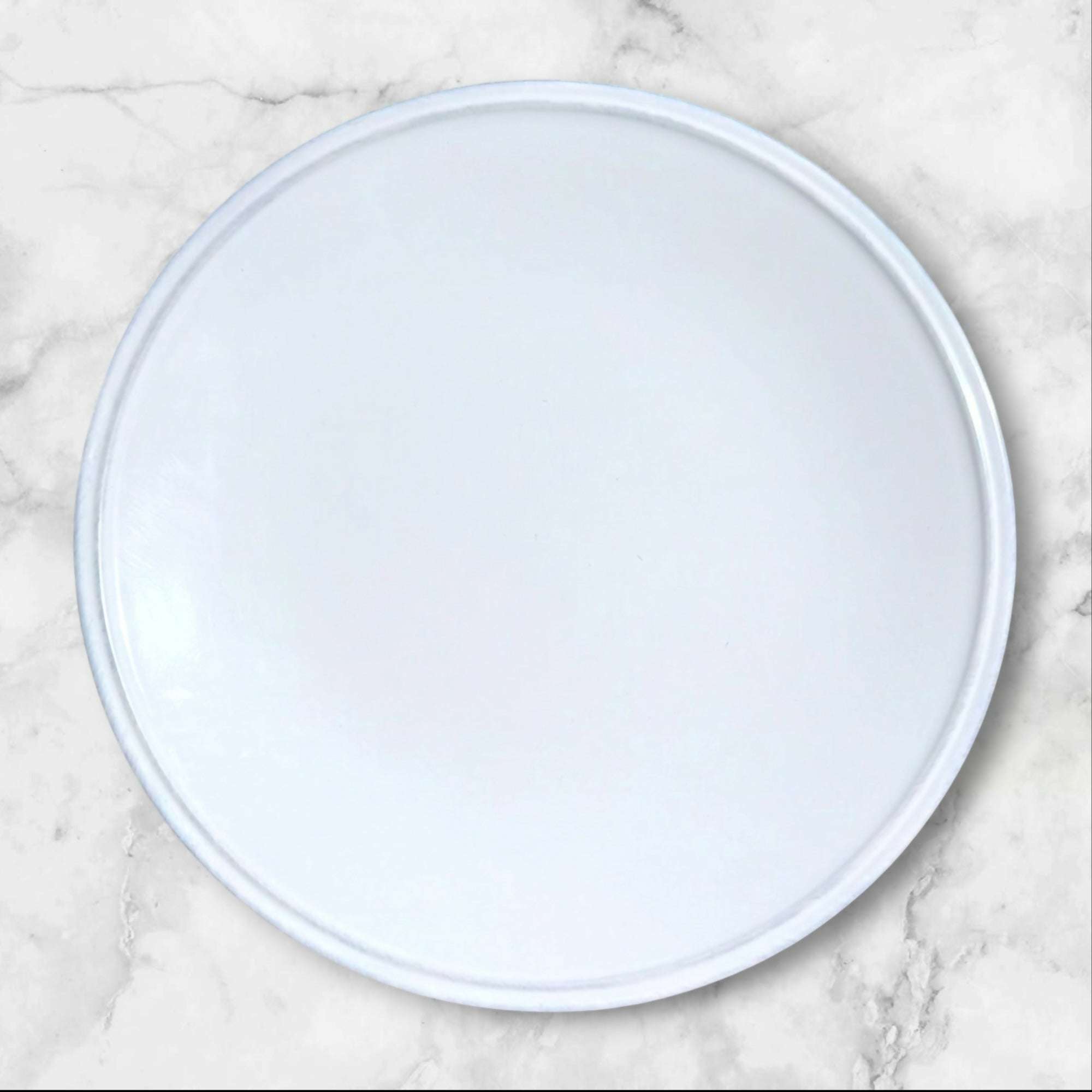 Crate & Barrel Cove White Dinner Plates | Set of 4 | Excellent Condition