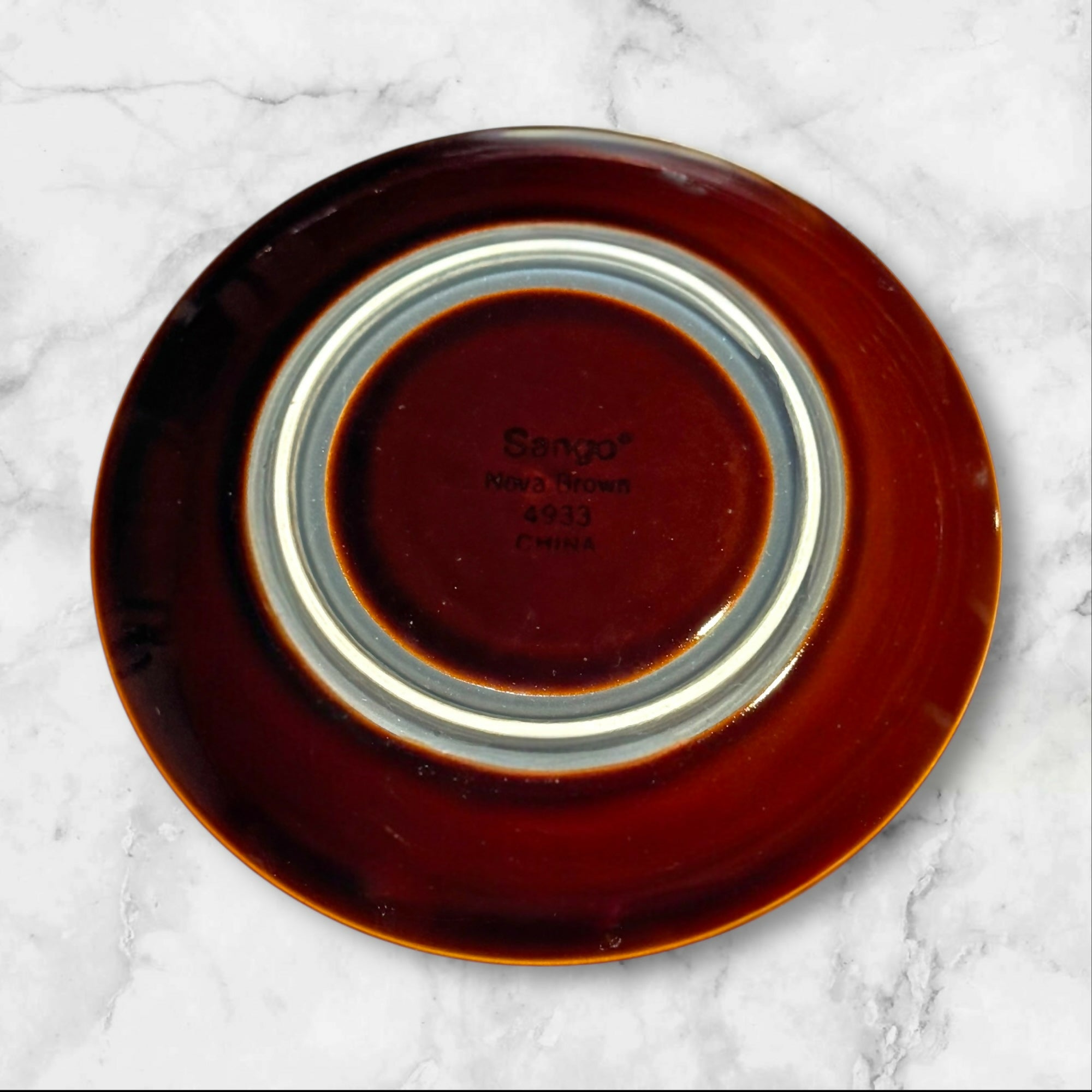 Sango Nova Brown Salad Plates Set of 7 | Gently Used