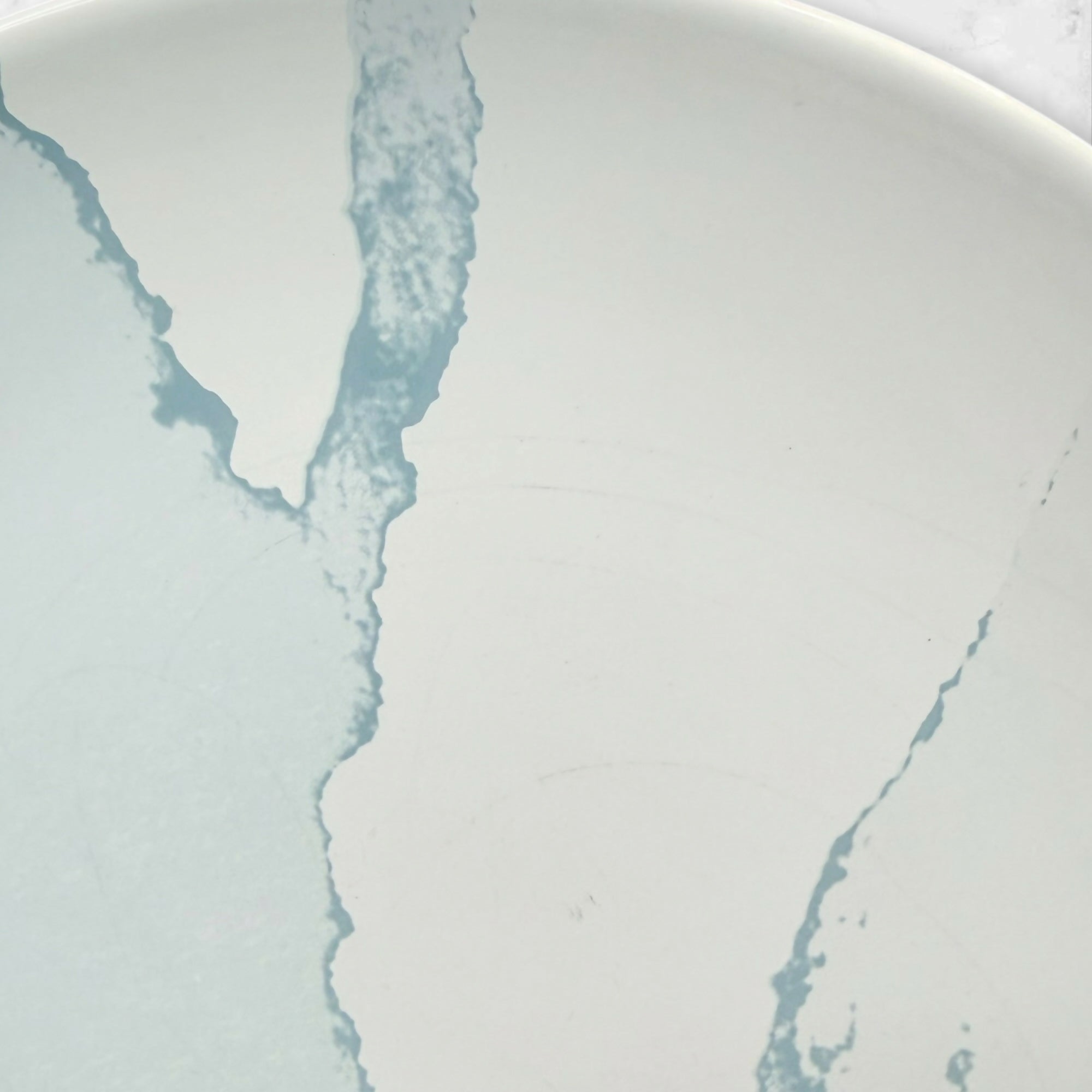 IKEA Behaga Turquoise Blue White Grey Dinner Plates | Set of 3 Vintage