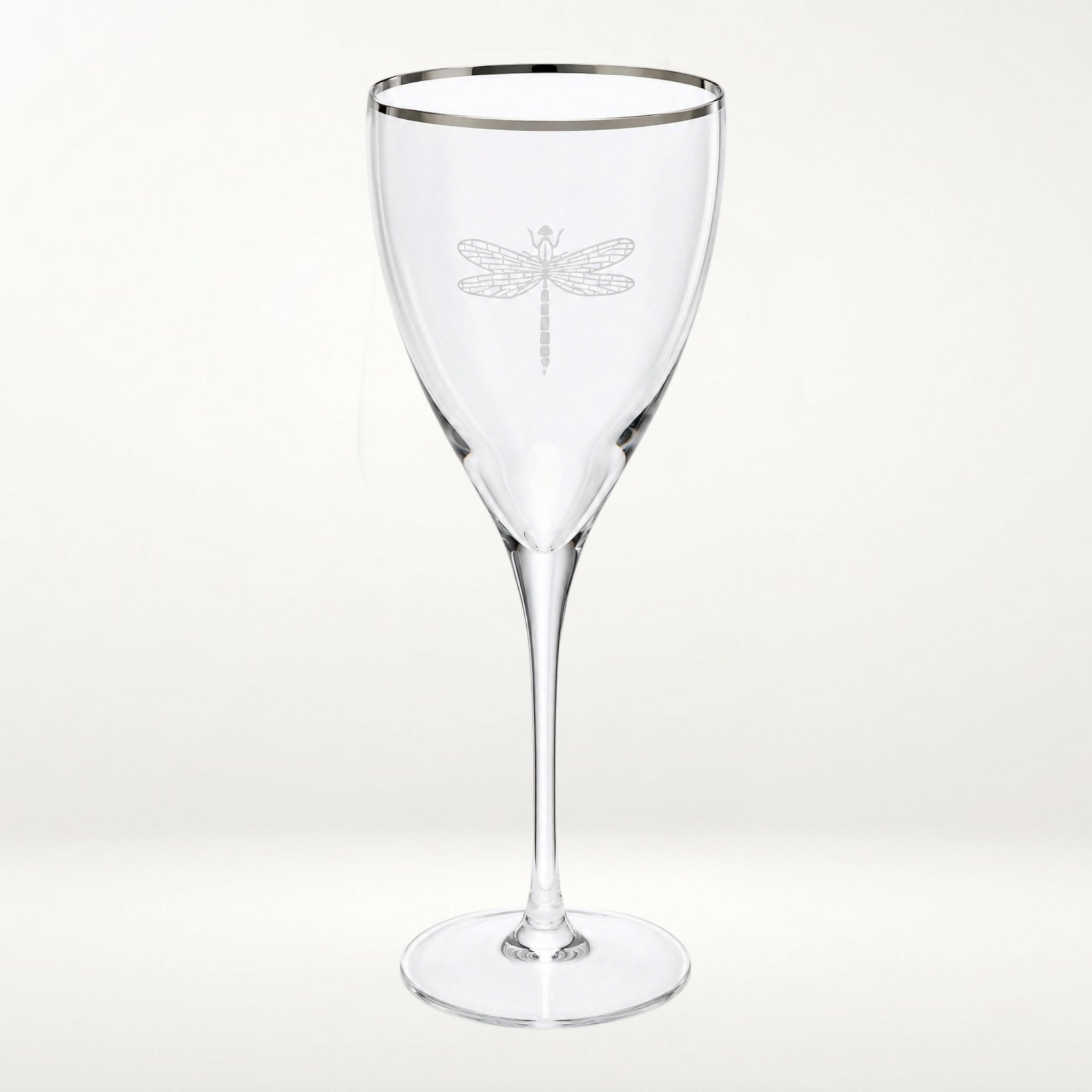 Kate Spade Lenox June Lane Platinum Water Goblets | Set of 4 | Excellent Condition