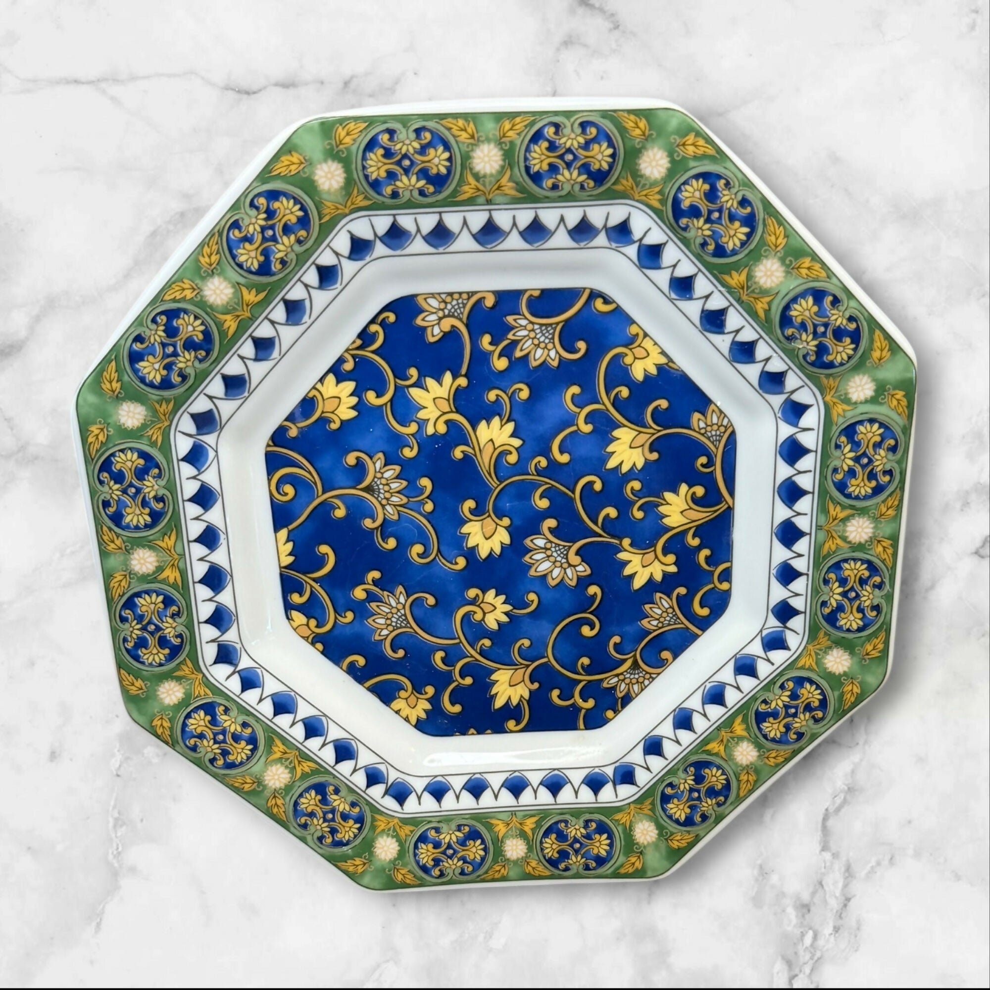 The Tuscany Collection Arabesque Salad Plates Set of 4 Excellent Condition