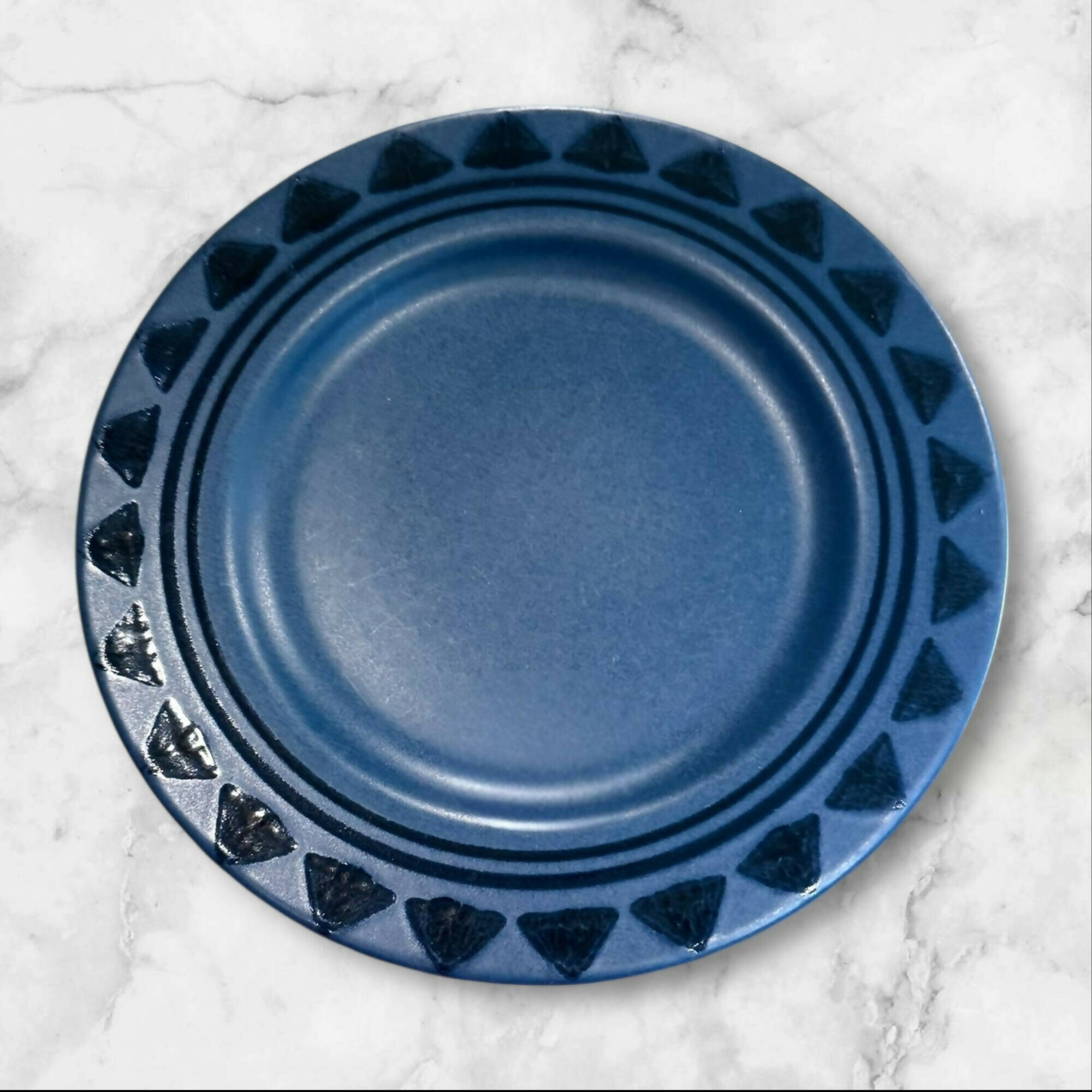 Pfaltzgraff Morning Light Dinner Plates Blue Stoneware | Set of 4 | Excellent