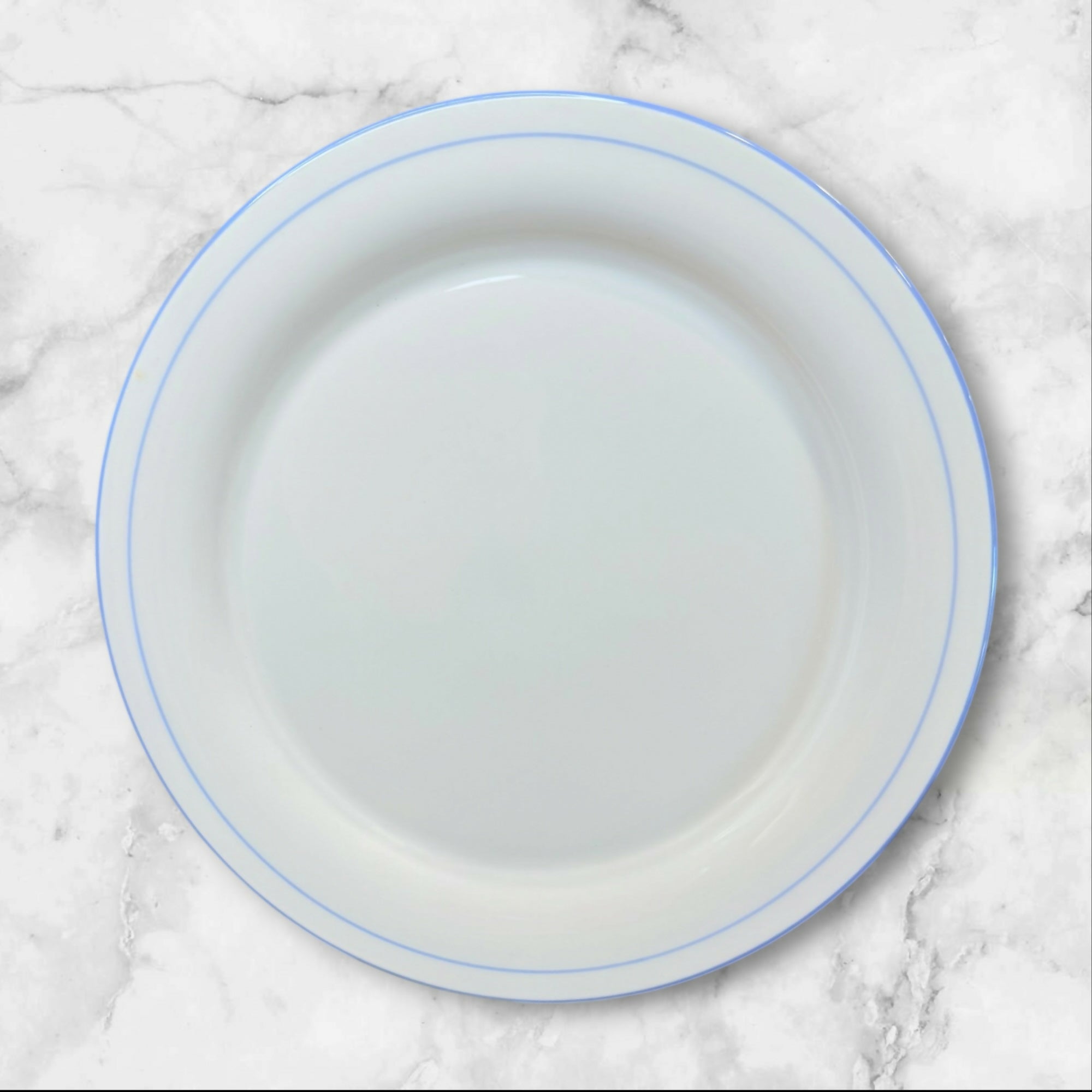 Lenox Sky Blue Pinstripes Salad Plates Set of 4 | Excellent Condition