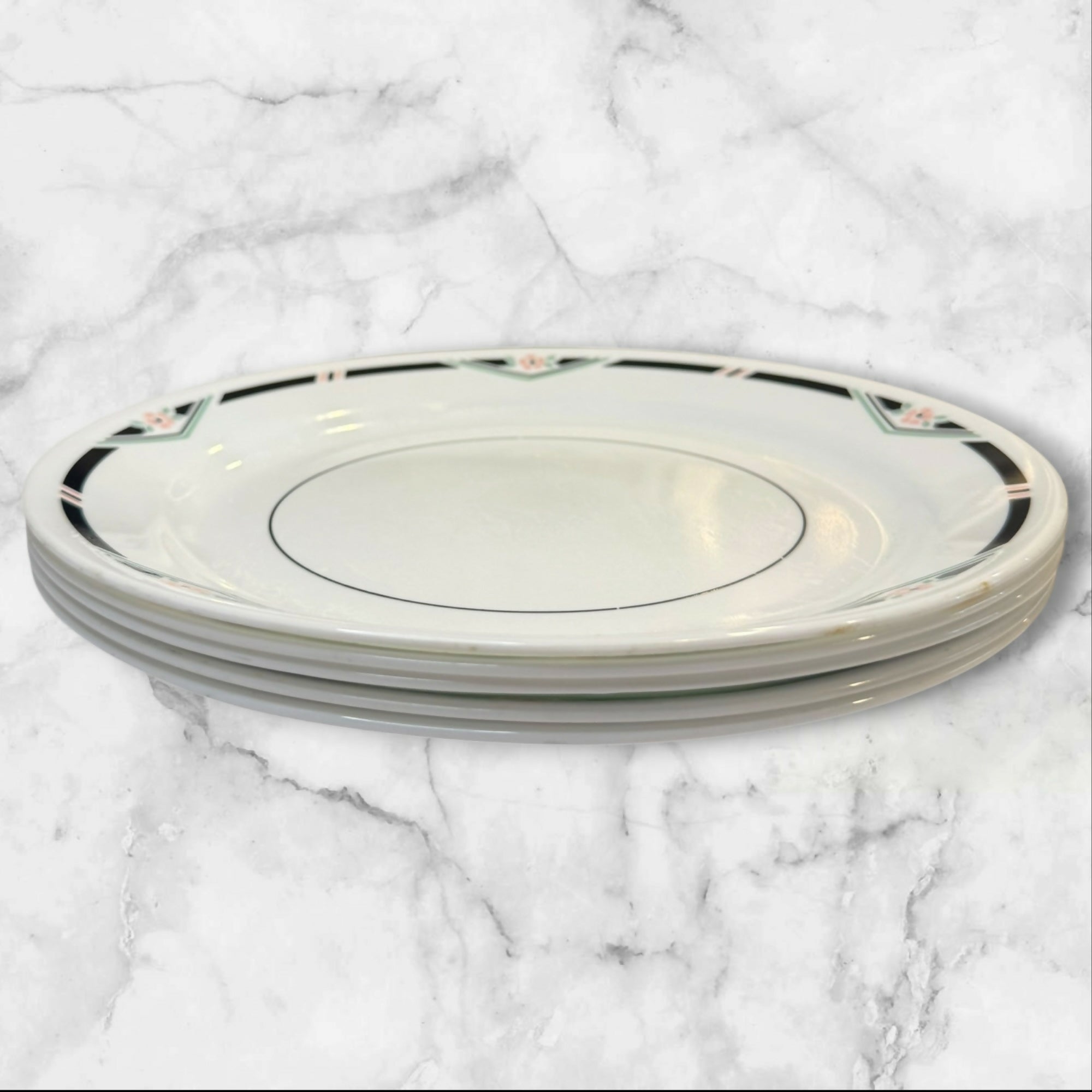 Corelle Zenith Dinner Plates Set of 5 Great Condition
