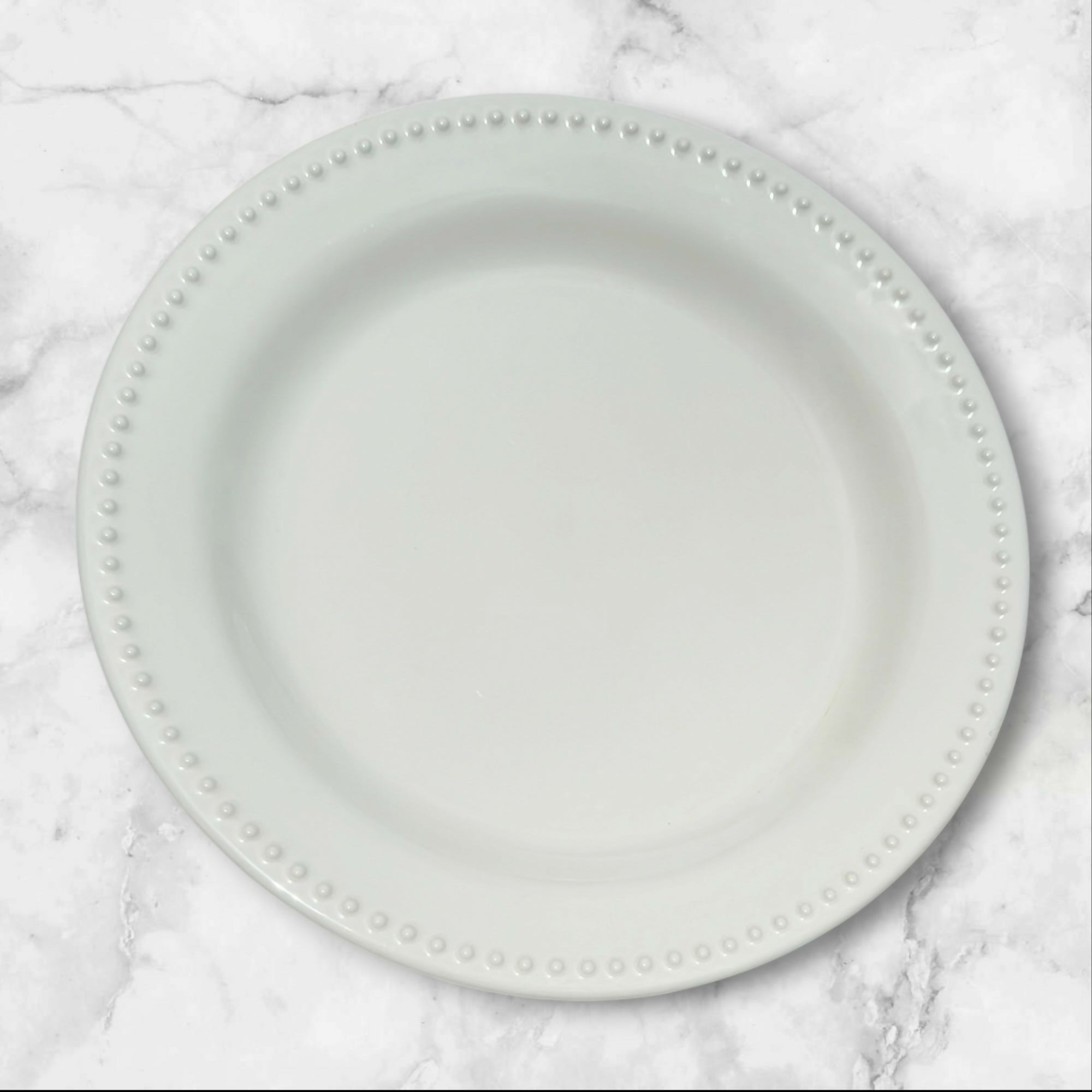 Pottery Barn Emma Taupe Dinner Plates | Set of 4 | Excellent Condition