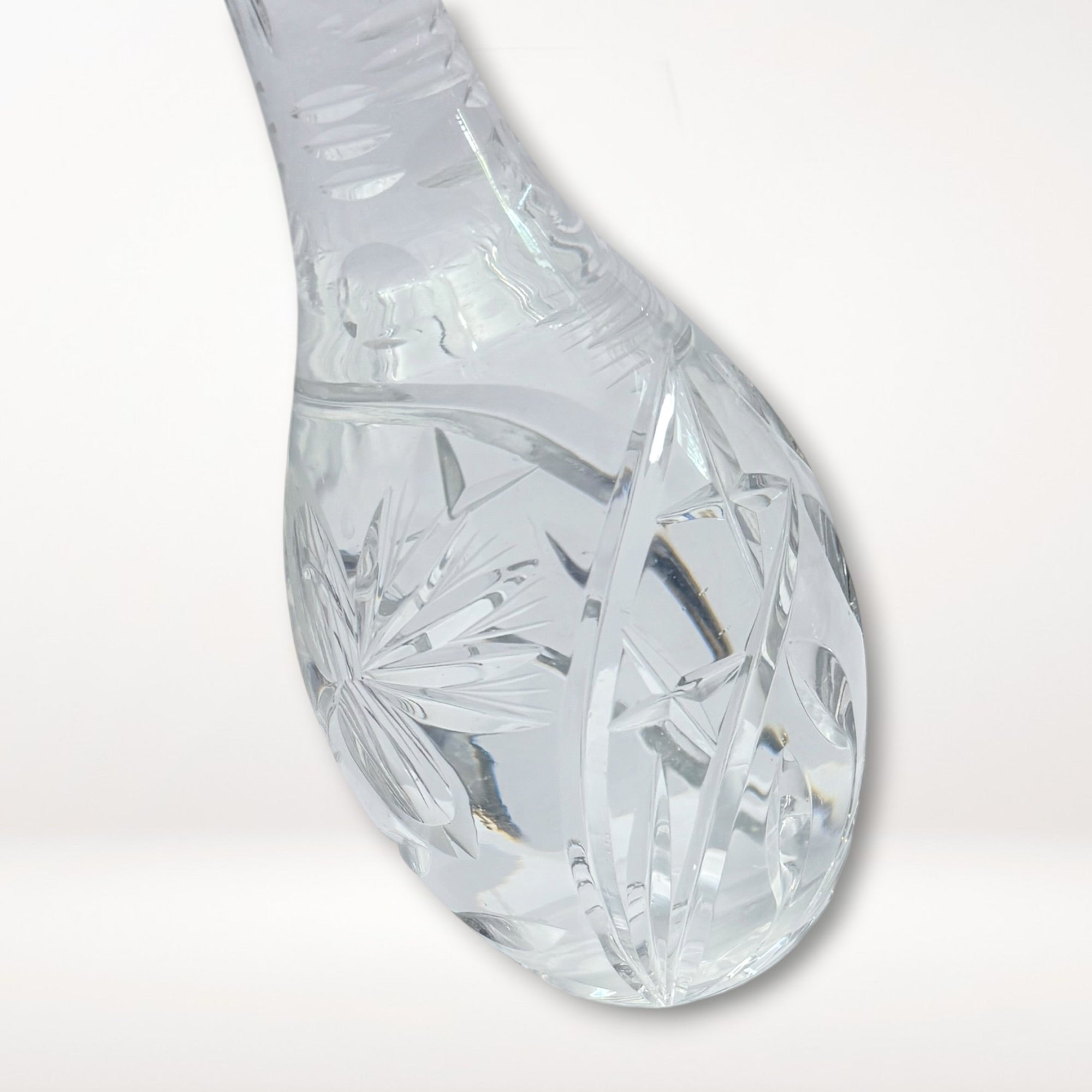 Vintage Cut Crystal Decanter w/ Stopper | Elegant Barware | Great Condition