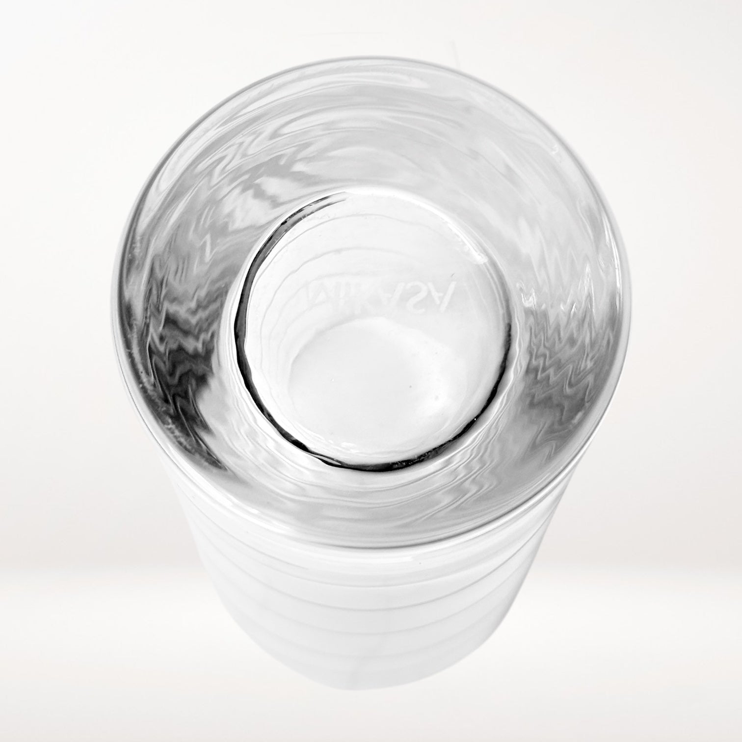 Mikasa Cheers Highball Glasses | Spiral & Dots | Set of 2 | Excellent Condition