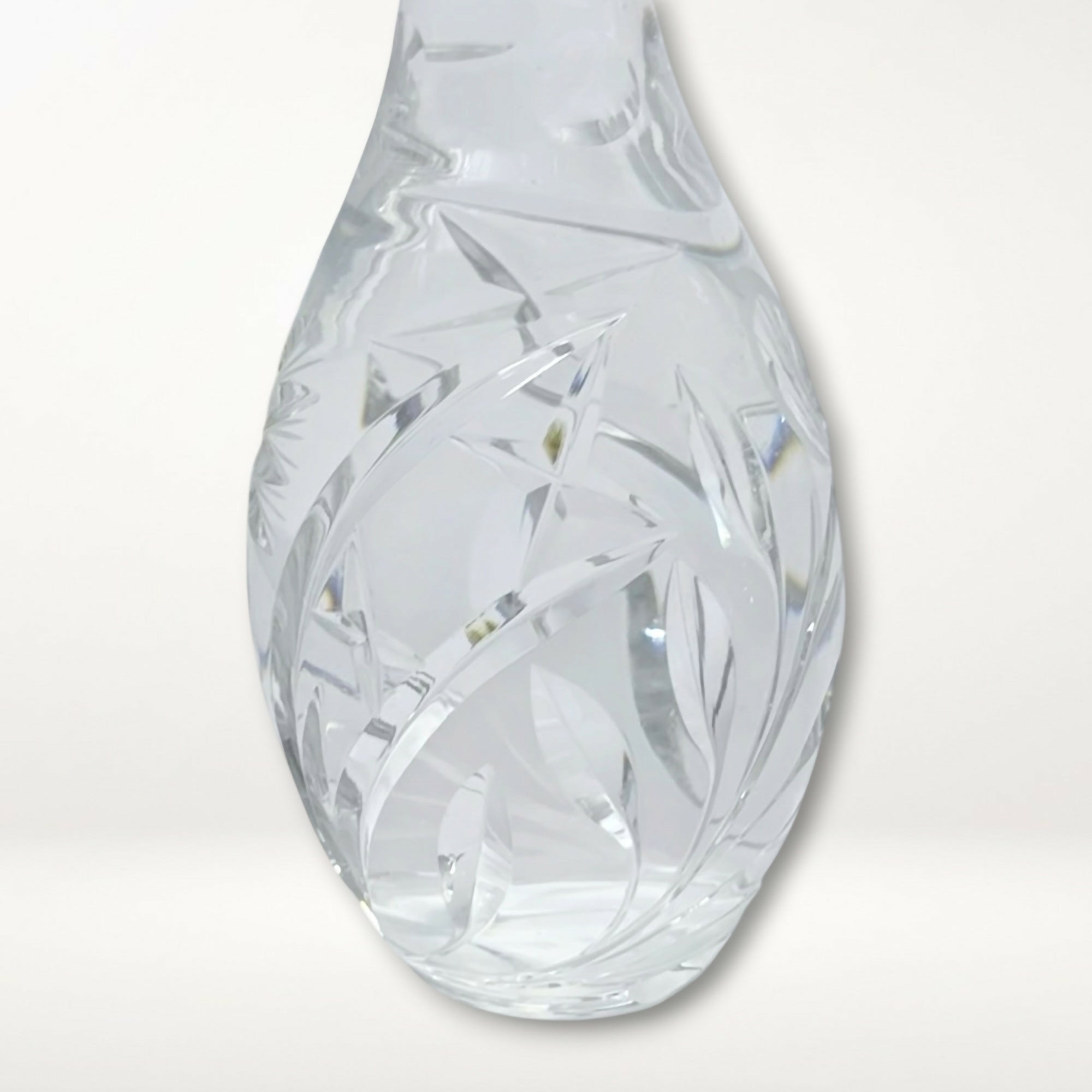 Vintage Cut Crystal Decanter w/ Stopper | Elegant Barware | Great Condition