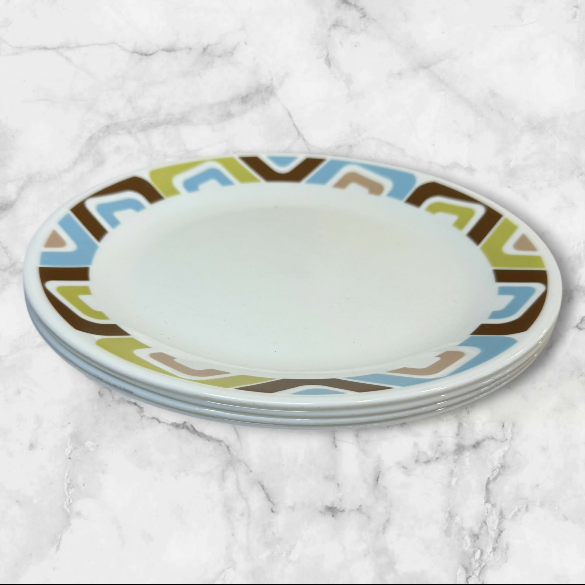 Corelle Squared Dinner Plates | Set of 4 | Great Condition