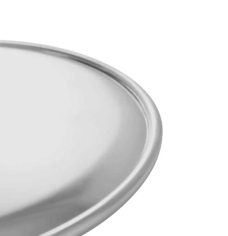 Anygleam 9 Inches Pizza Tray Aluminum Wide Rimmed Non stick Metallic Dish Cake Baking Pan for Kitchen