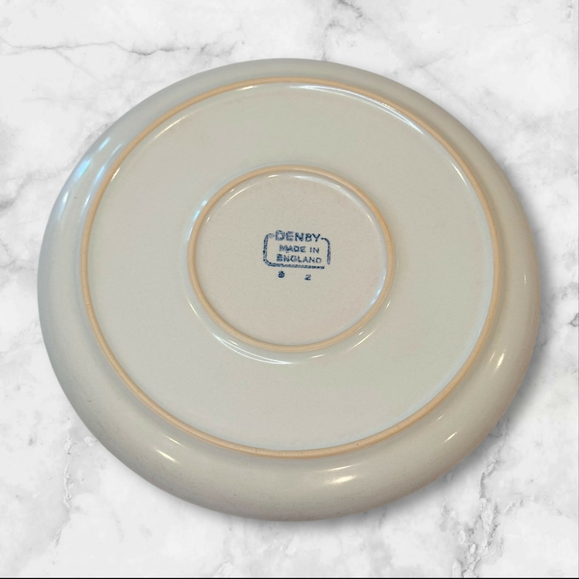 Denby Langley Camelot Dark Green Salad Plates | Set of 3 | Excellent