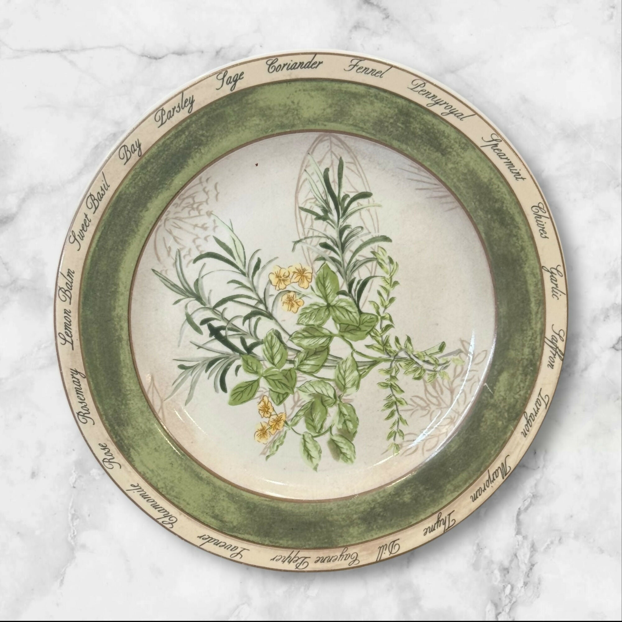 American Atelier Bouquet Garni Salad Plates | Set of 6 | Excellent Condition