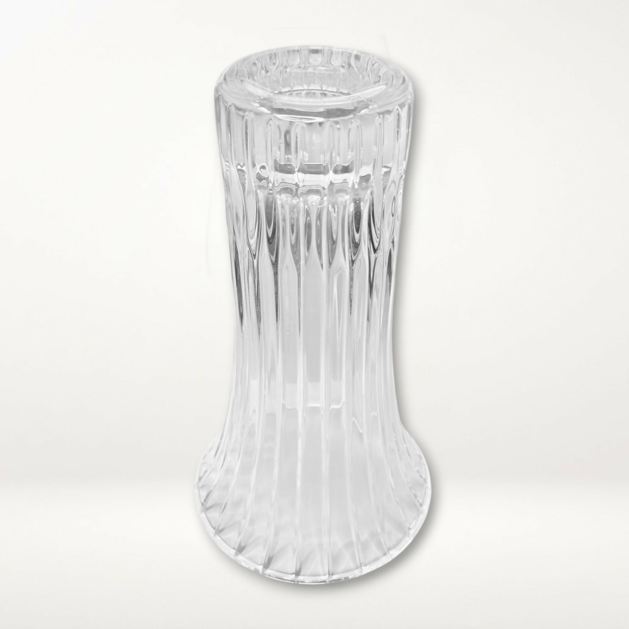 Mikasa Park Lane Crystal Flower Vase 10 Inch Clear Excellent Condition