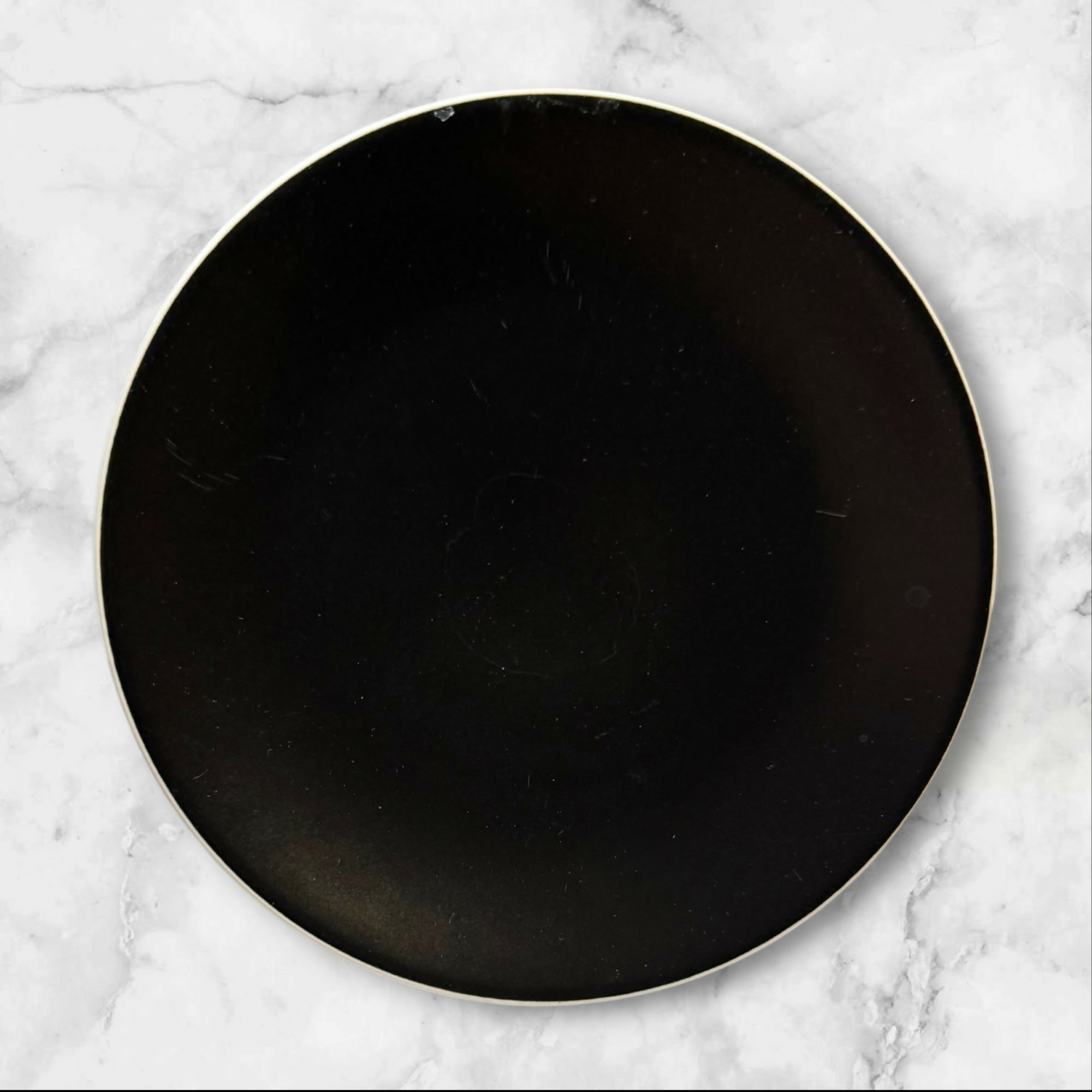 Sasaki Colorstone Matte Black Salad Plates | Set of 4 | Great Condition