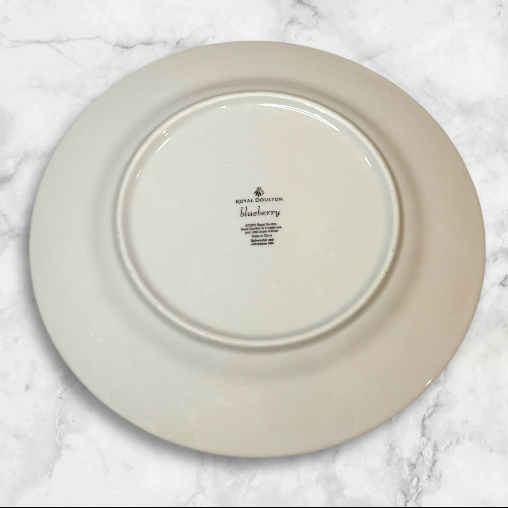 Royal Doulton Blueberry Dinner & Salad Plates | Set of 8 | Great Condition
