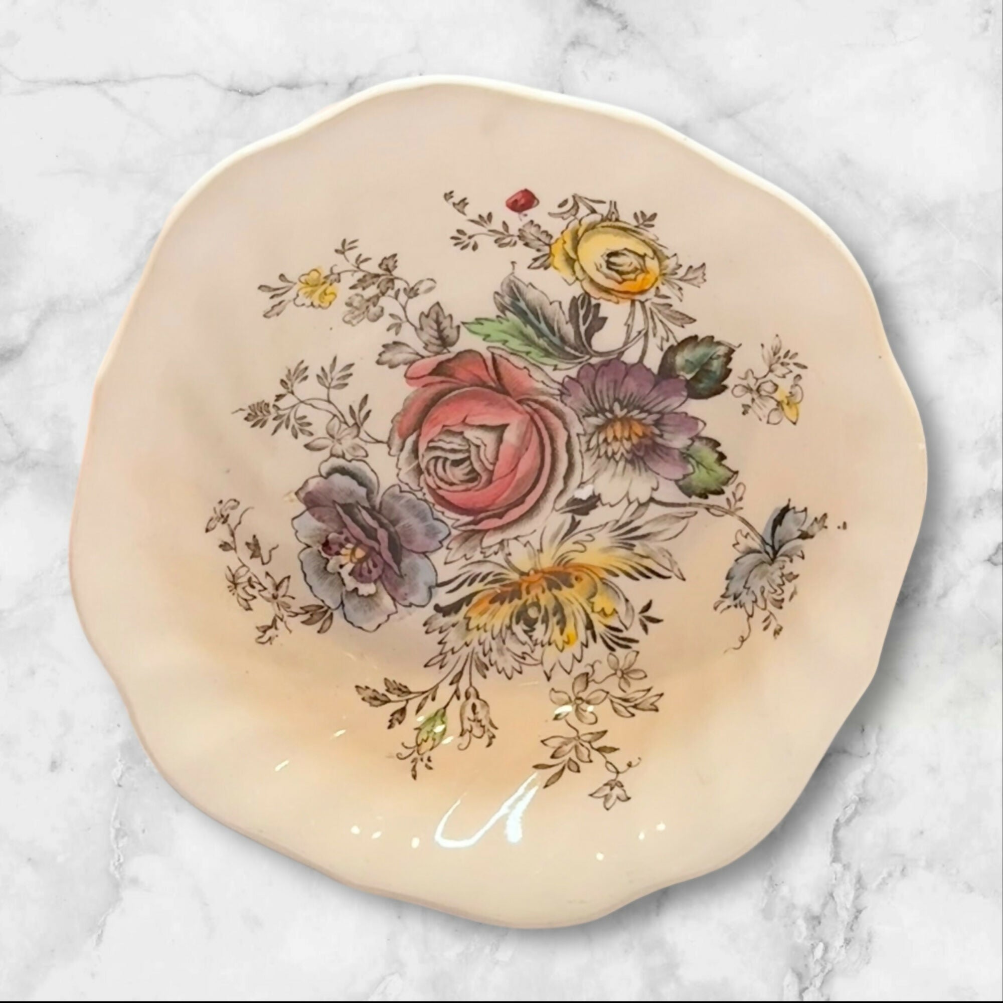 Johnson Bros Sheraton Floral Ironstone Bowls | Set of 4 | Excellent Condition