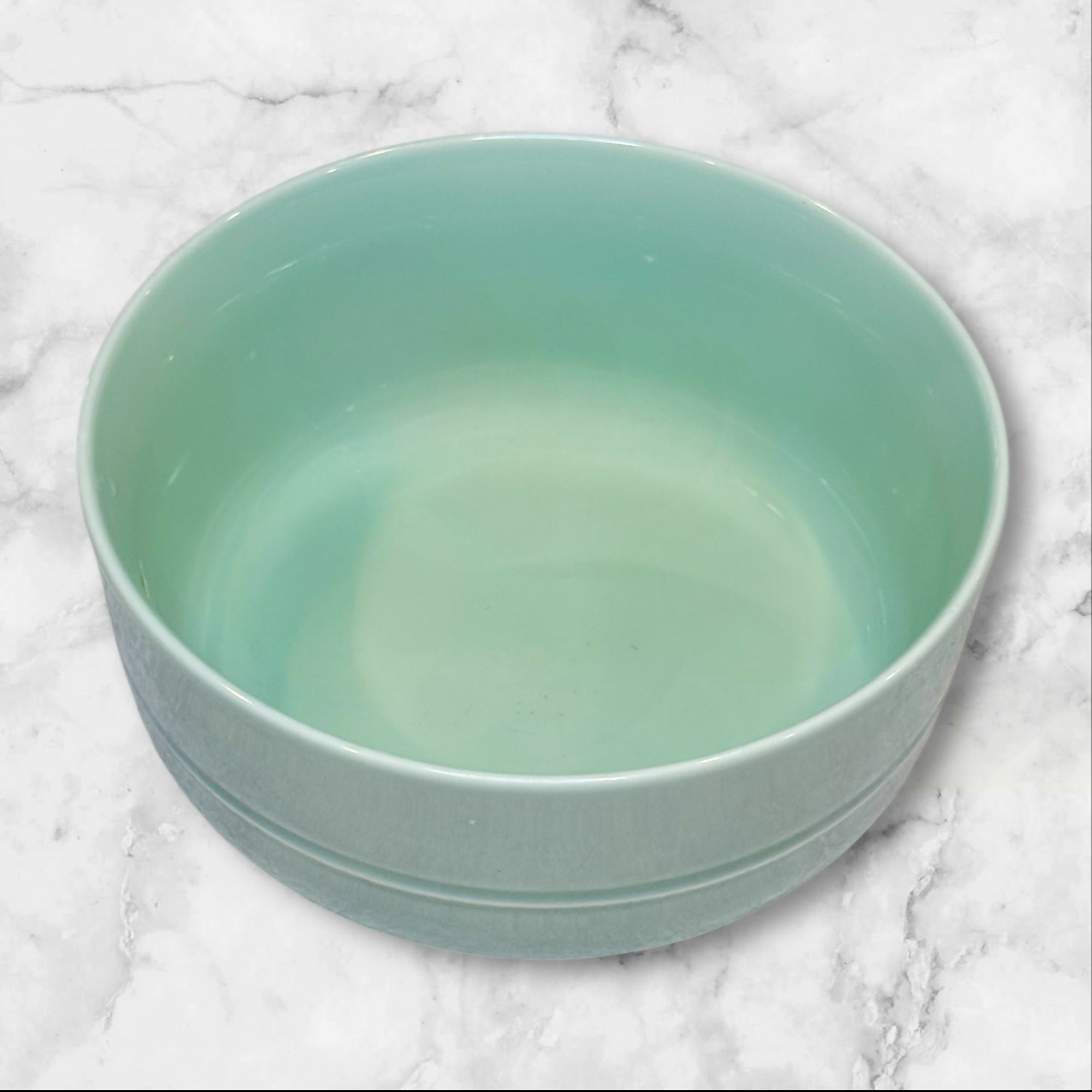Crate & Barrel Hue Green & Blue Bowls | Set of 5 | Good Condition